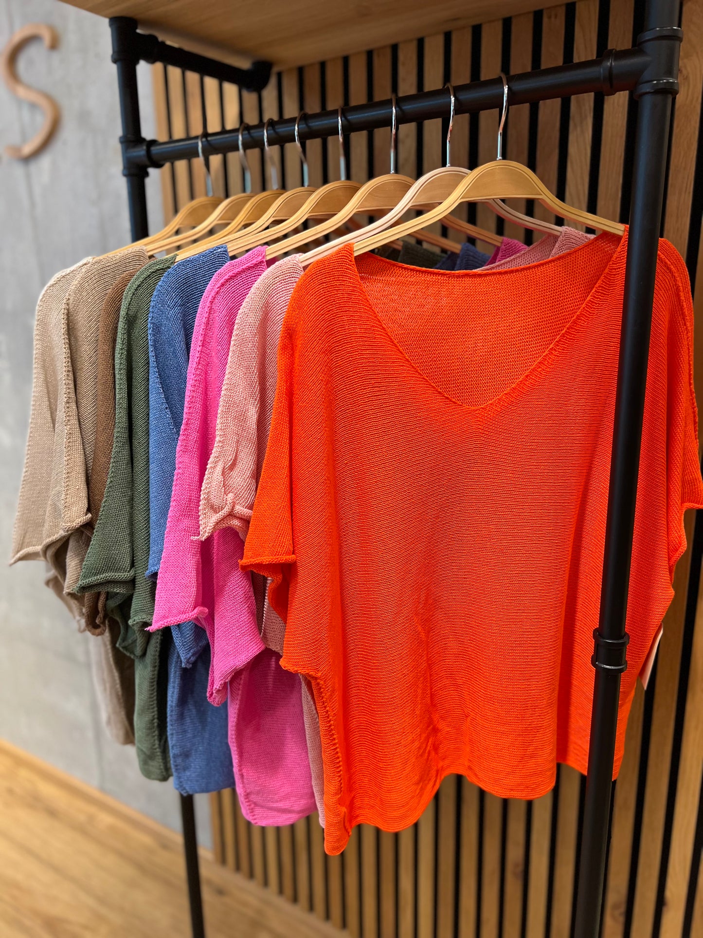 Pulli "Philine V-Neck 1/2arm" - Versch. Farben