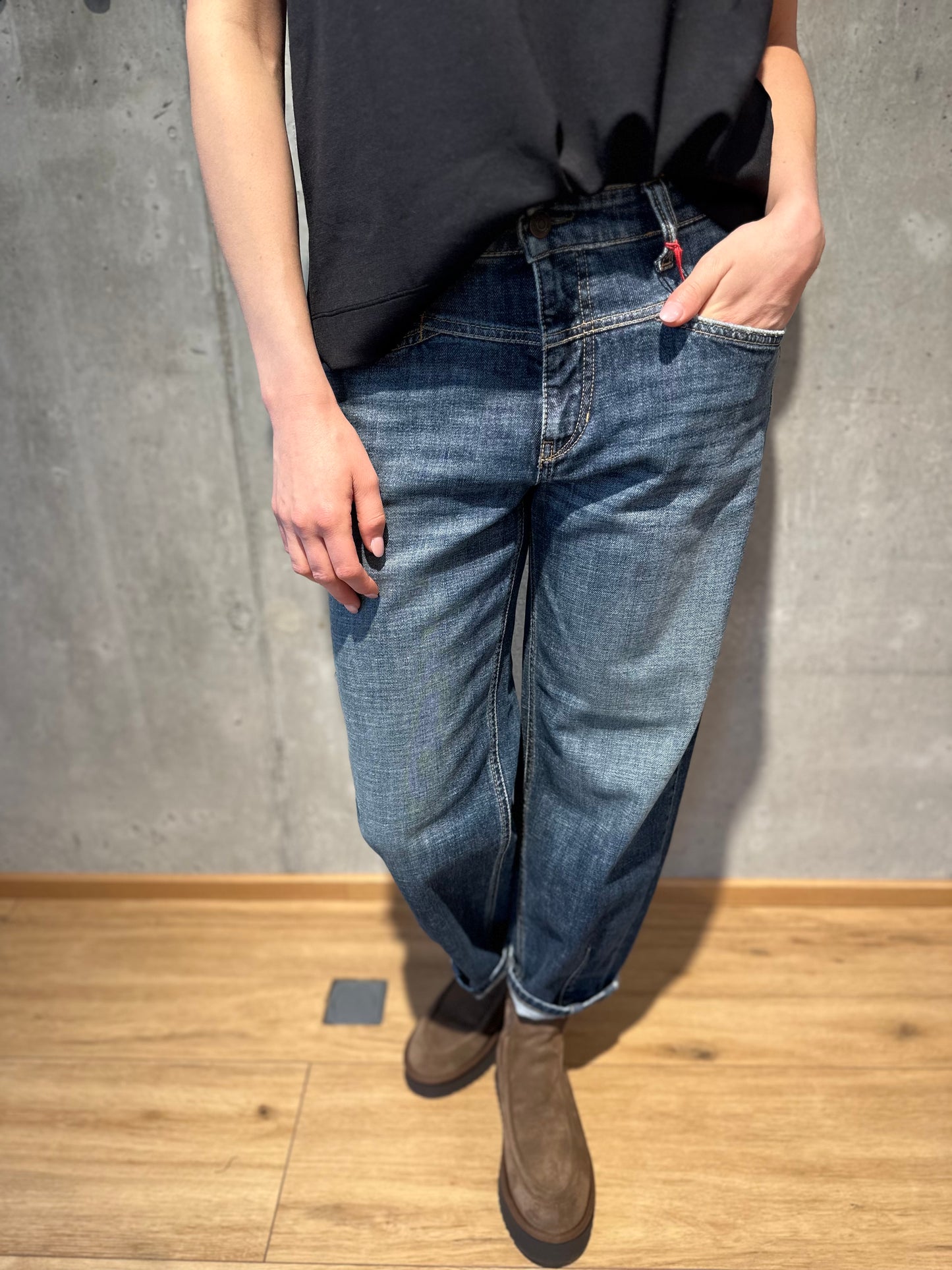 Cambio-Jeans "Elin" Rustic Dark