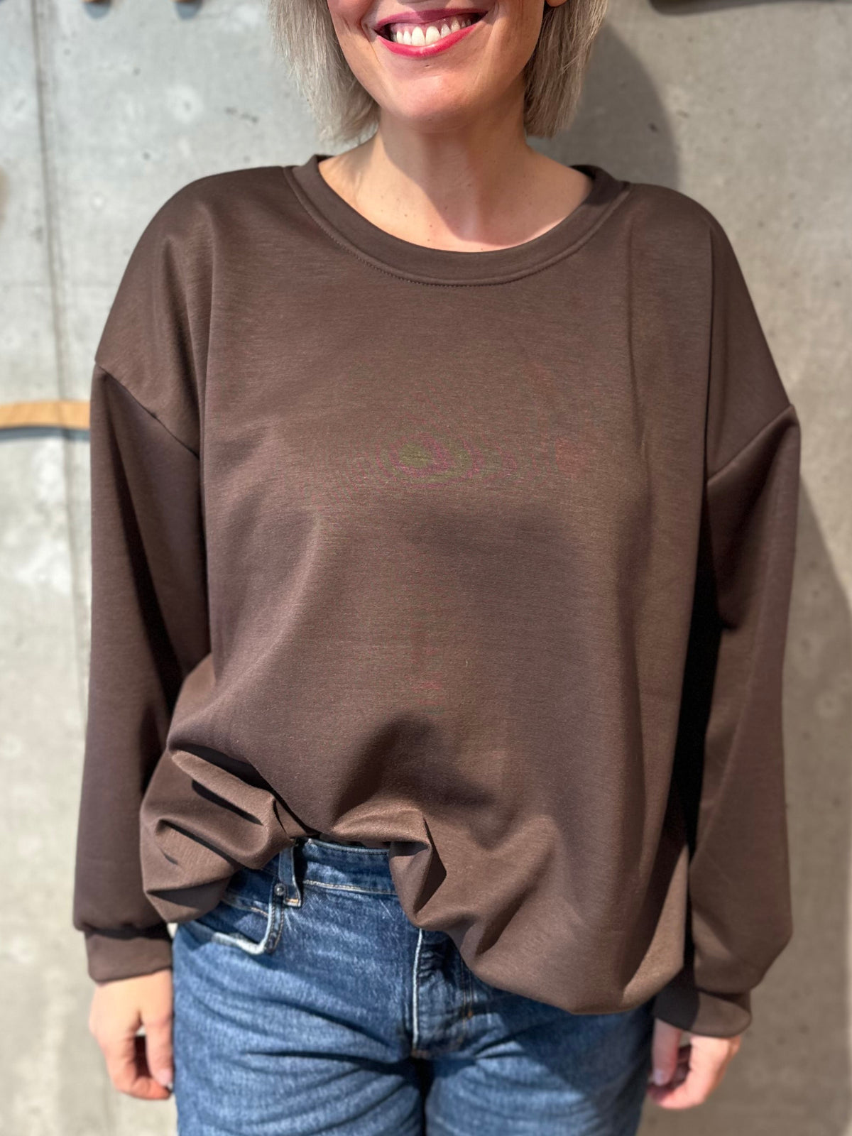 Sweater "Swetlana" Schokobraun