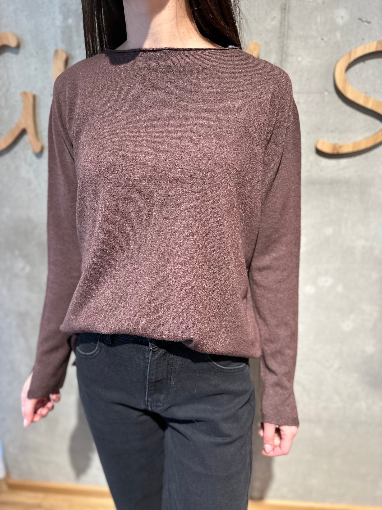 MG-Pulli "Mia Rundhals mit Ärmelschlitz" - Versch. Farben