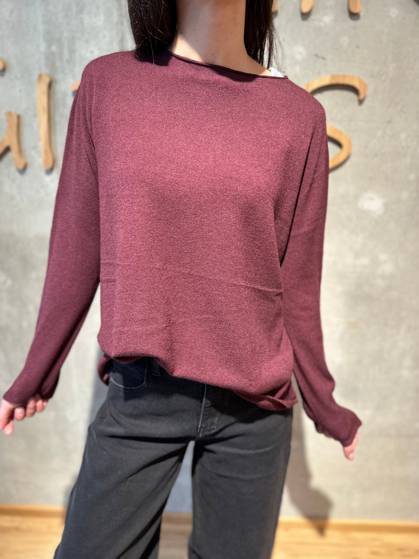 MG-Pulli "Mia Rundhals mit Ärmelschlitz" - Versch. Farben
