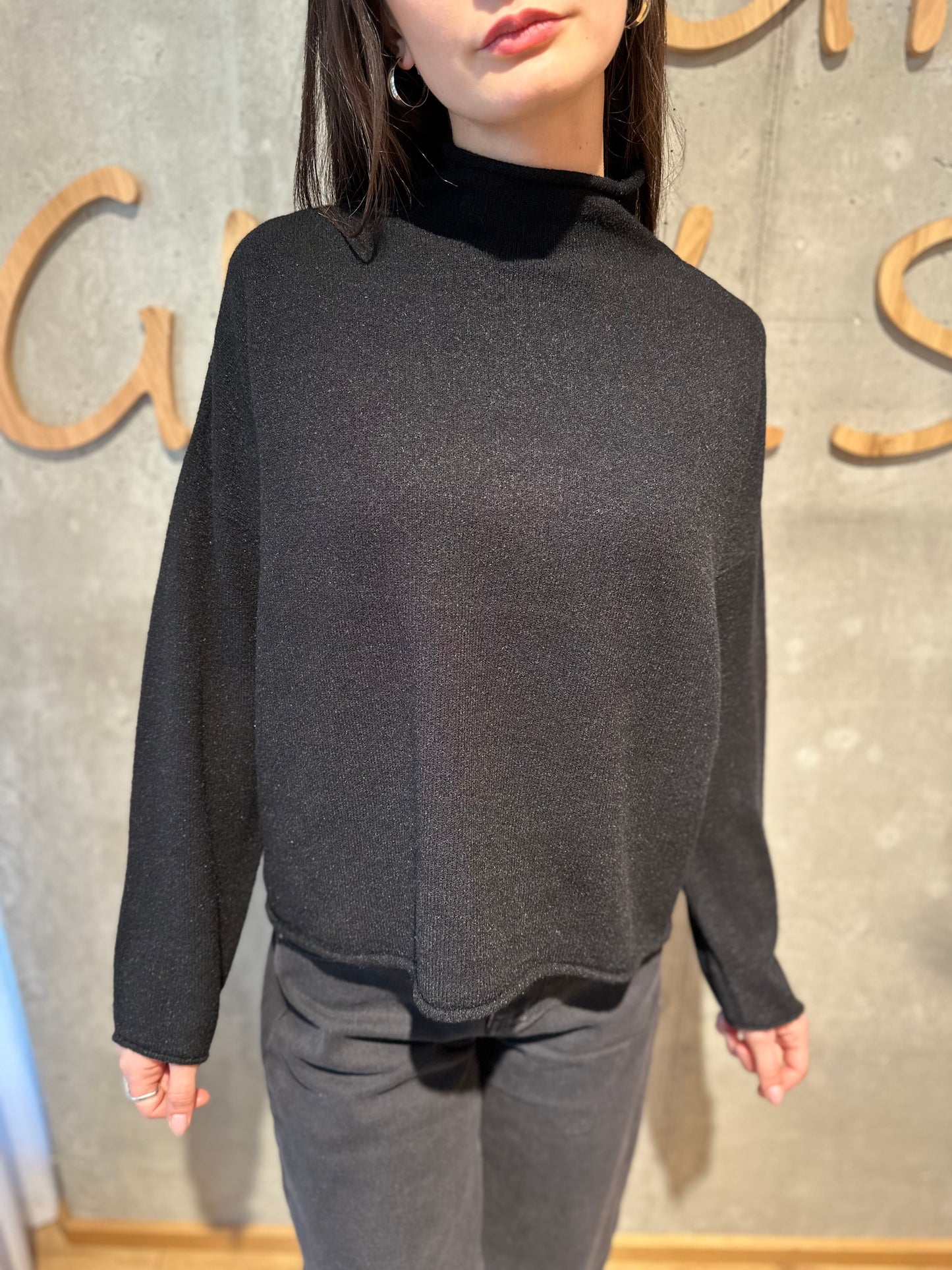 MG-Pulli "Mona Rollkante Stehkragen" - Versch. Farben
