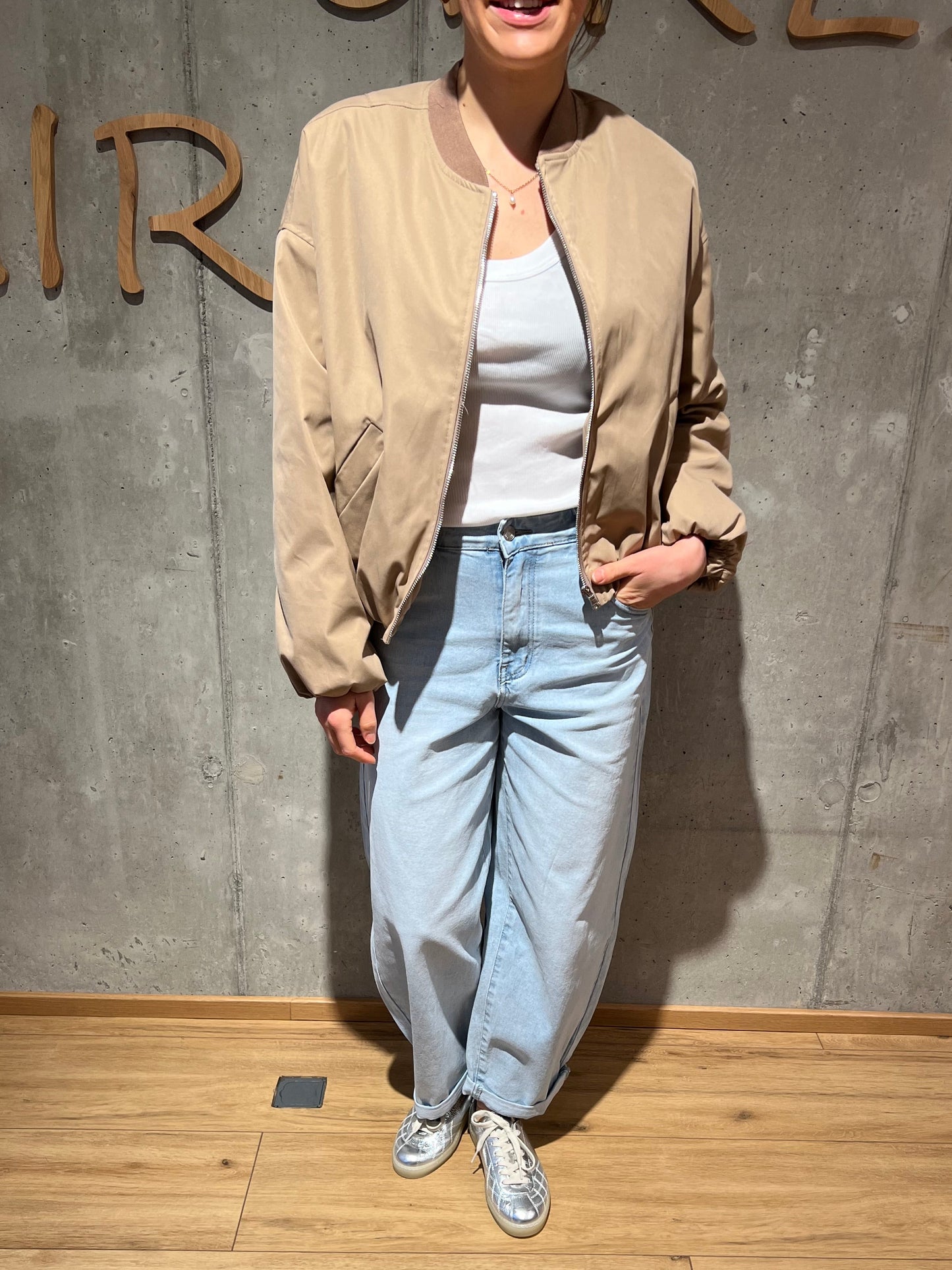 Jeans "Josepha Ballon" Hellblau