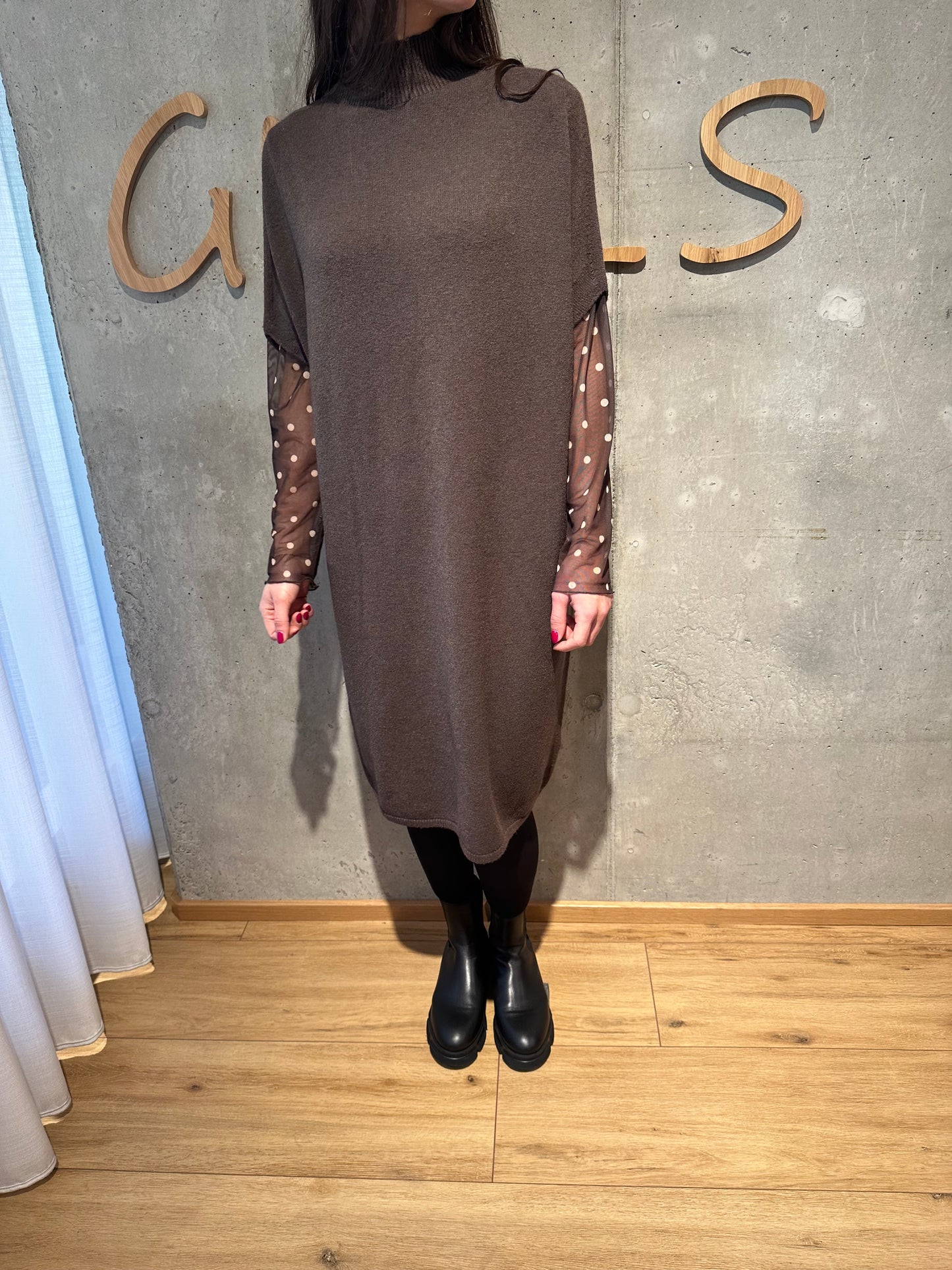 MG-Kleid "Muriel Stehkragen 1/2arm" - Versch. Farben