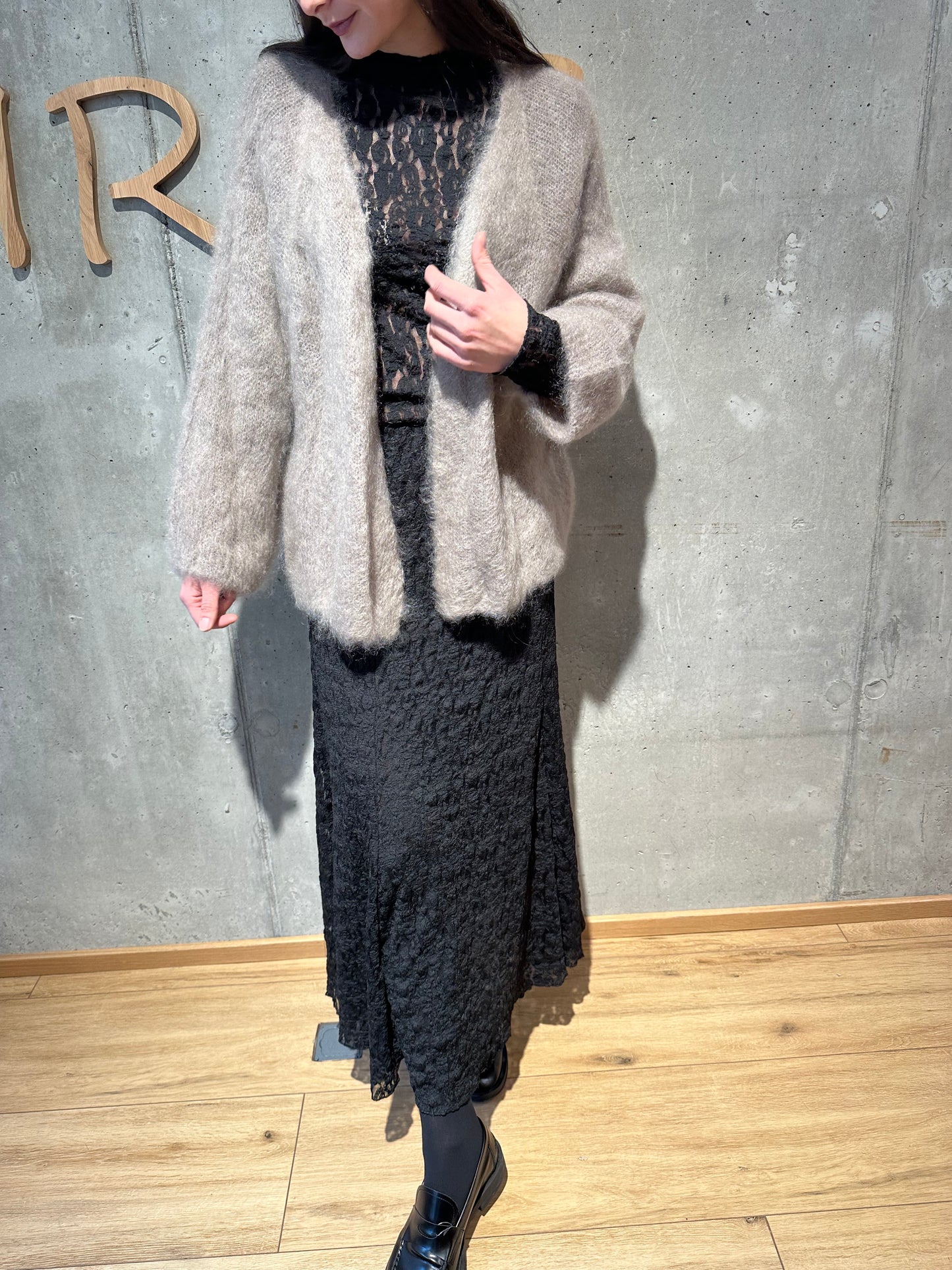 Spitzenrock "Sim" Schwarz