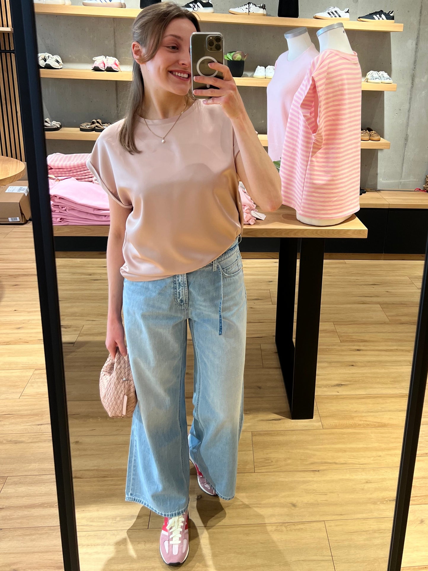 Cambio-Jeans "Palazzo 5360" Hellblau