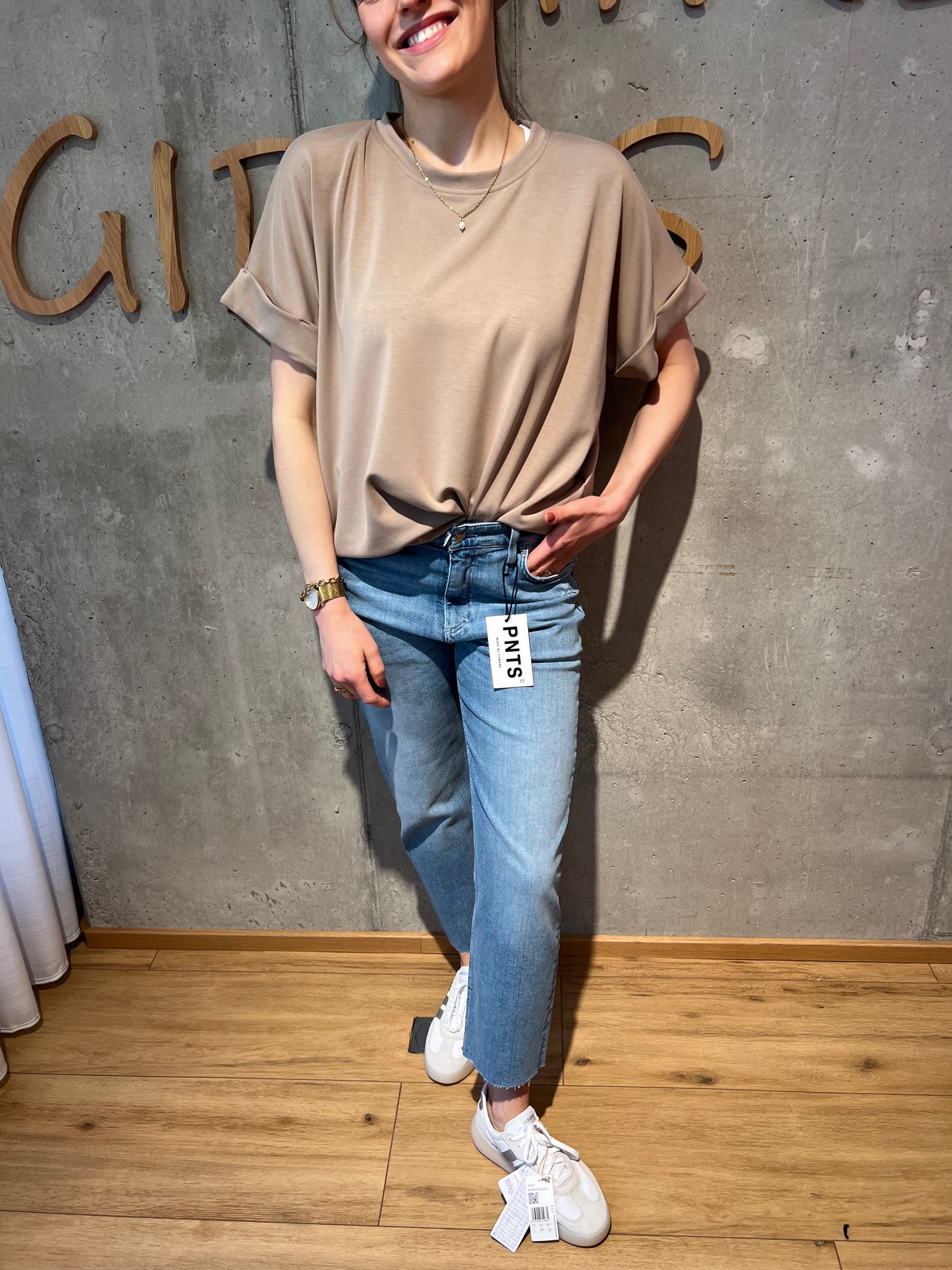 PNTS-Jeans "THE MINI S" Hellblau