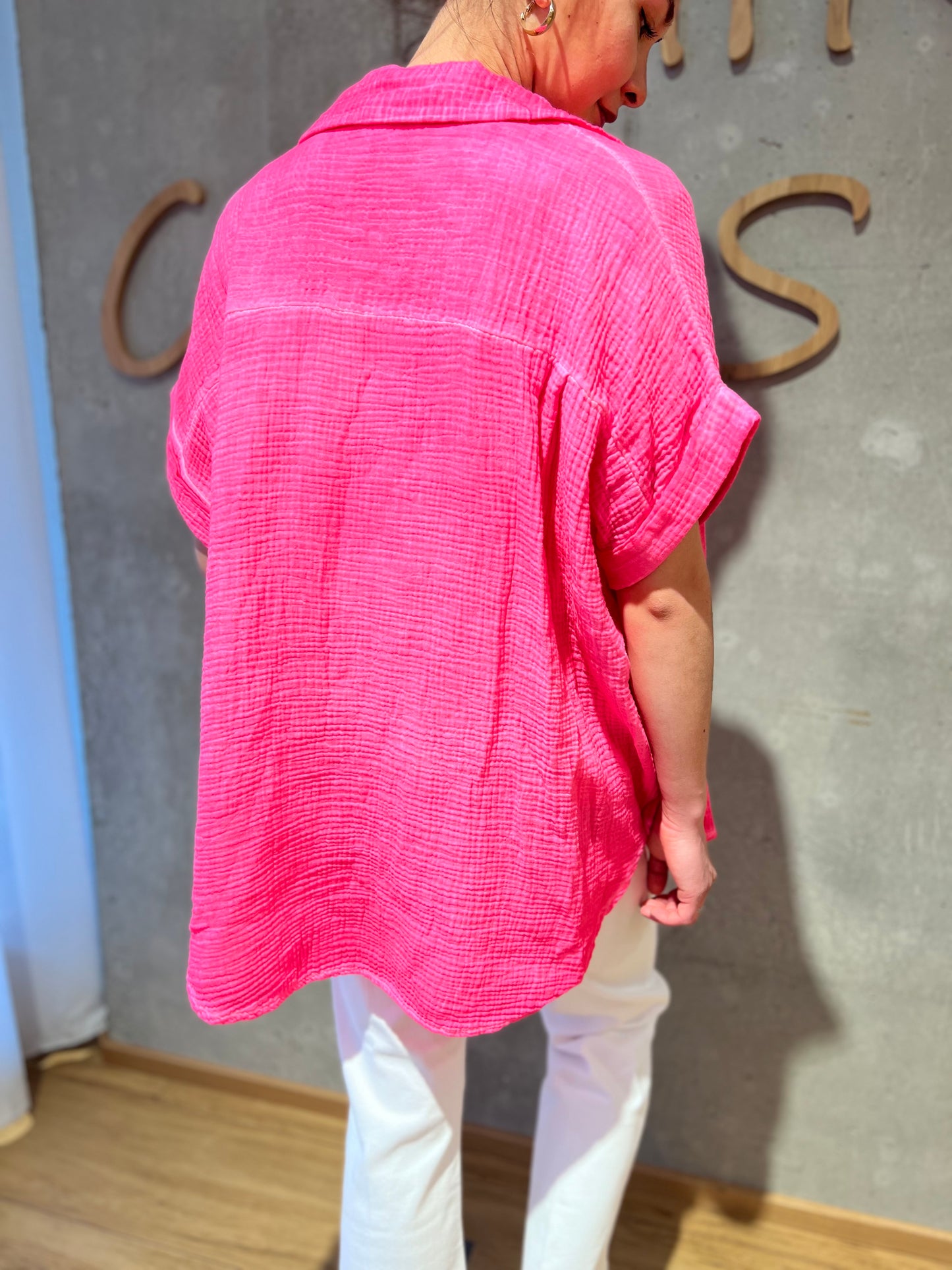 Musselin Bluse "Levke halbarm" - Versch. Farben