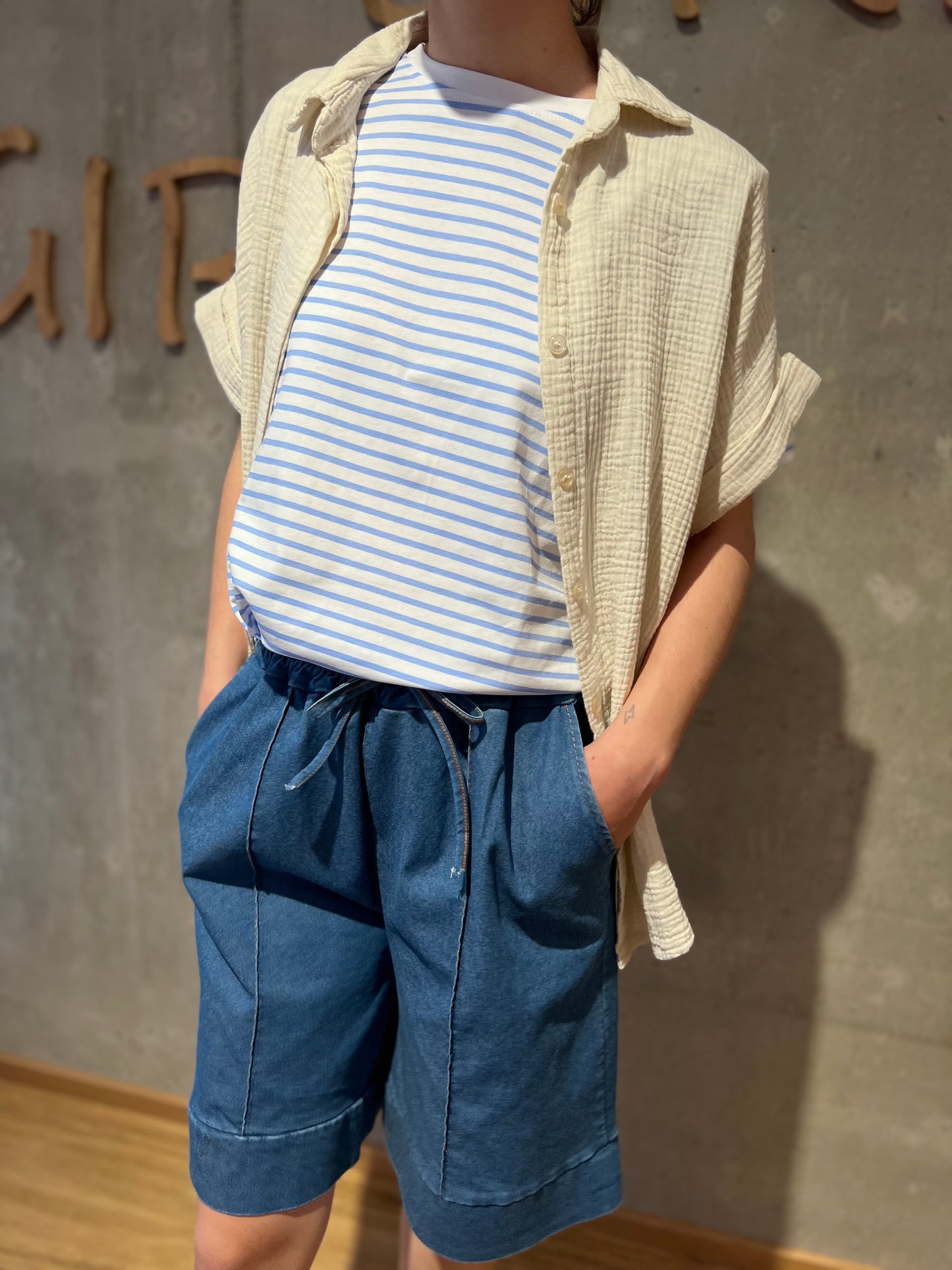 Musselin Bluse "Levke halbarm" - Versch. Farben