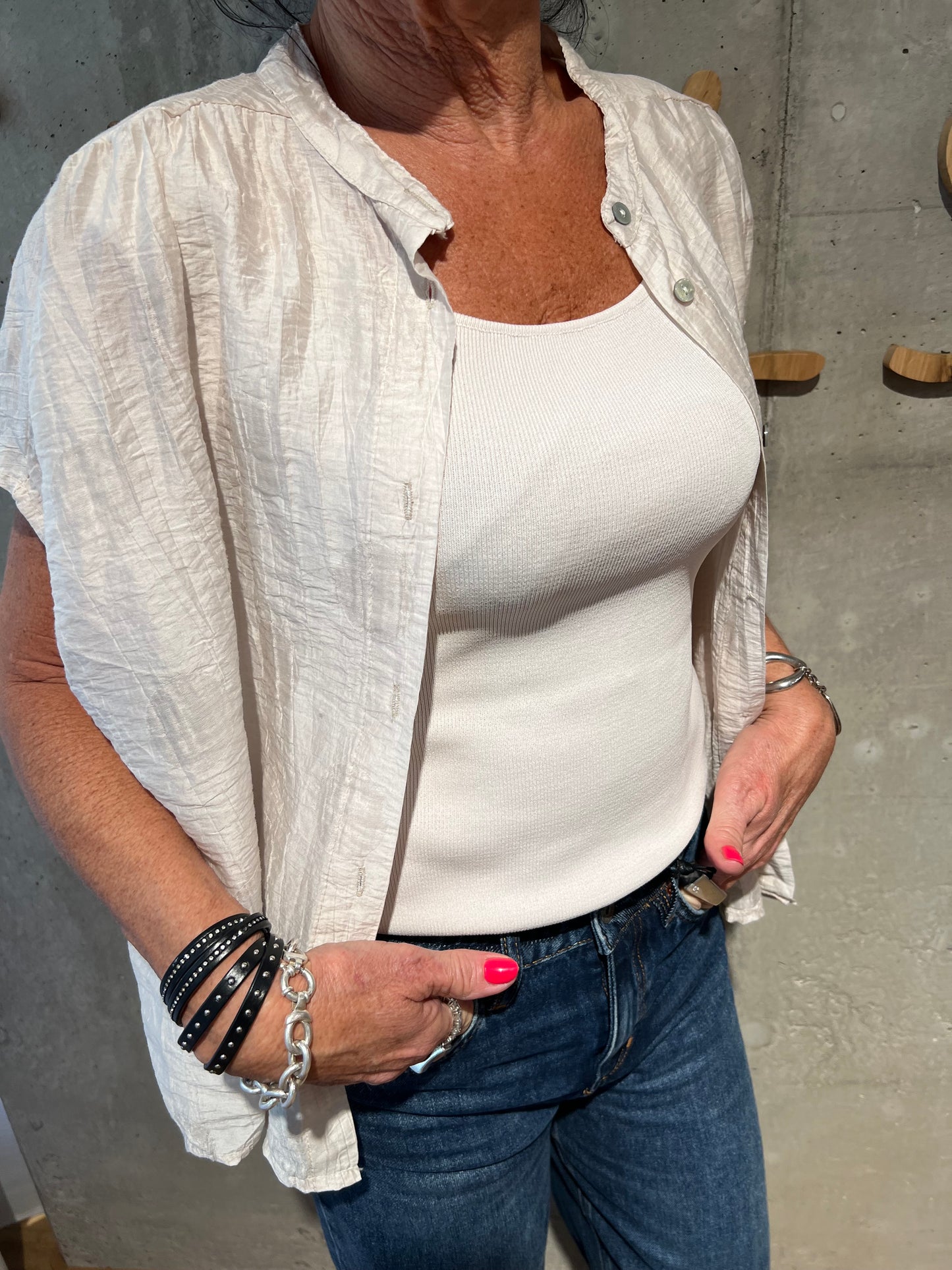 Bluse "Babette ohne Arm" - Versch. Farben