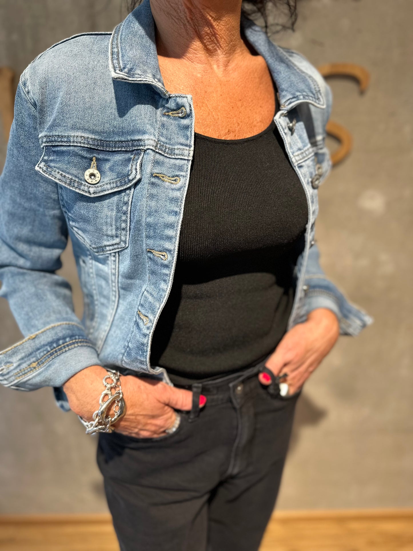 Top "Thelma mit Carré" - Versch. Farben