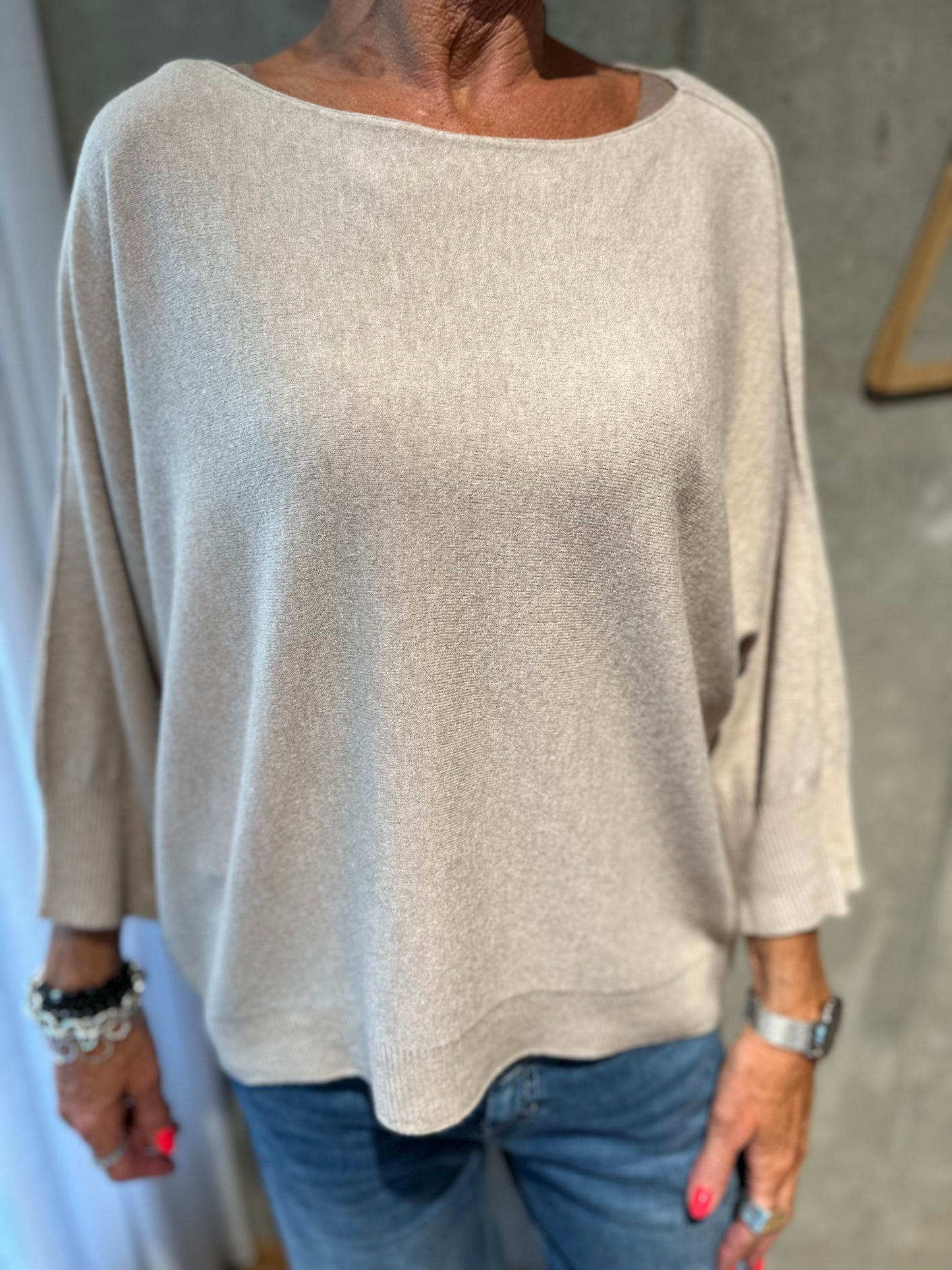 MG-Pulli "Madison 3/4arm weit" - Versch. Farben