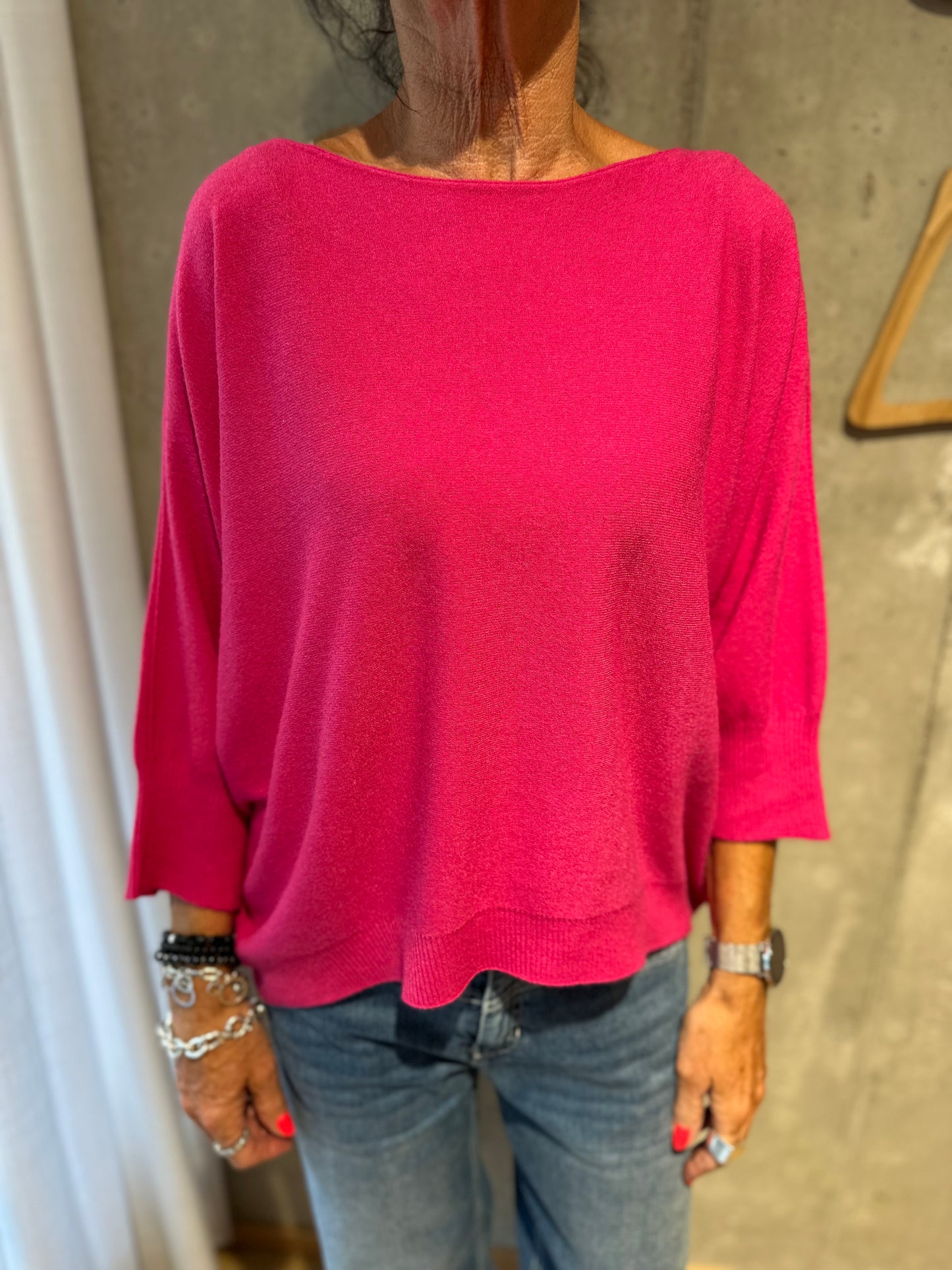 MG-Pulli "Madison 3/4arm weit" - Versch. Farben