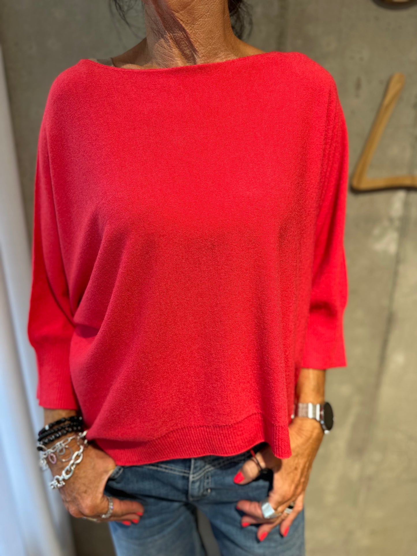 MG-Pulli "Madison 3/4arm weit" - Versch. Farben