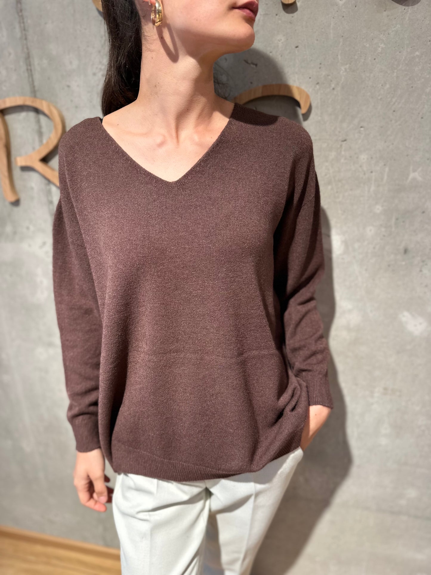 MG-Pulli "Madita V-Neck" - Versch. Farben
