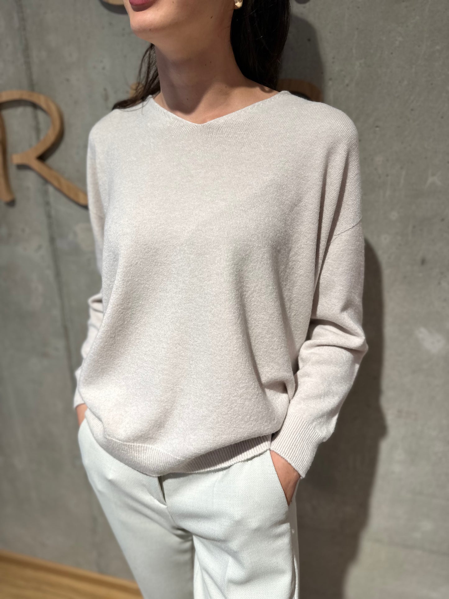 MG-Pulli "Madita V-Neck" - Versch. Farben