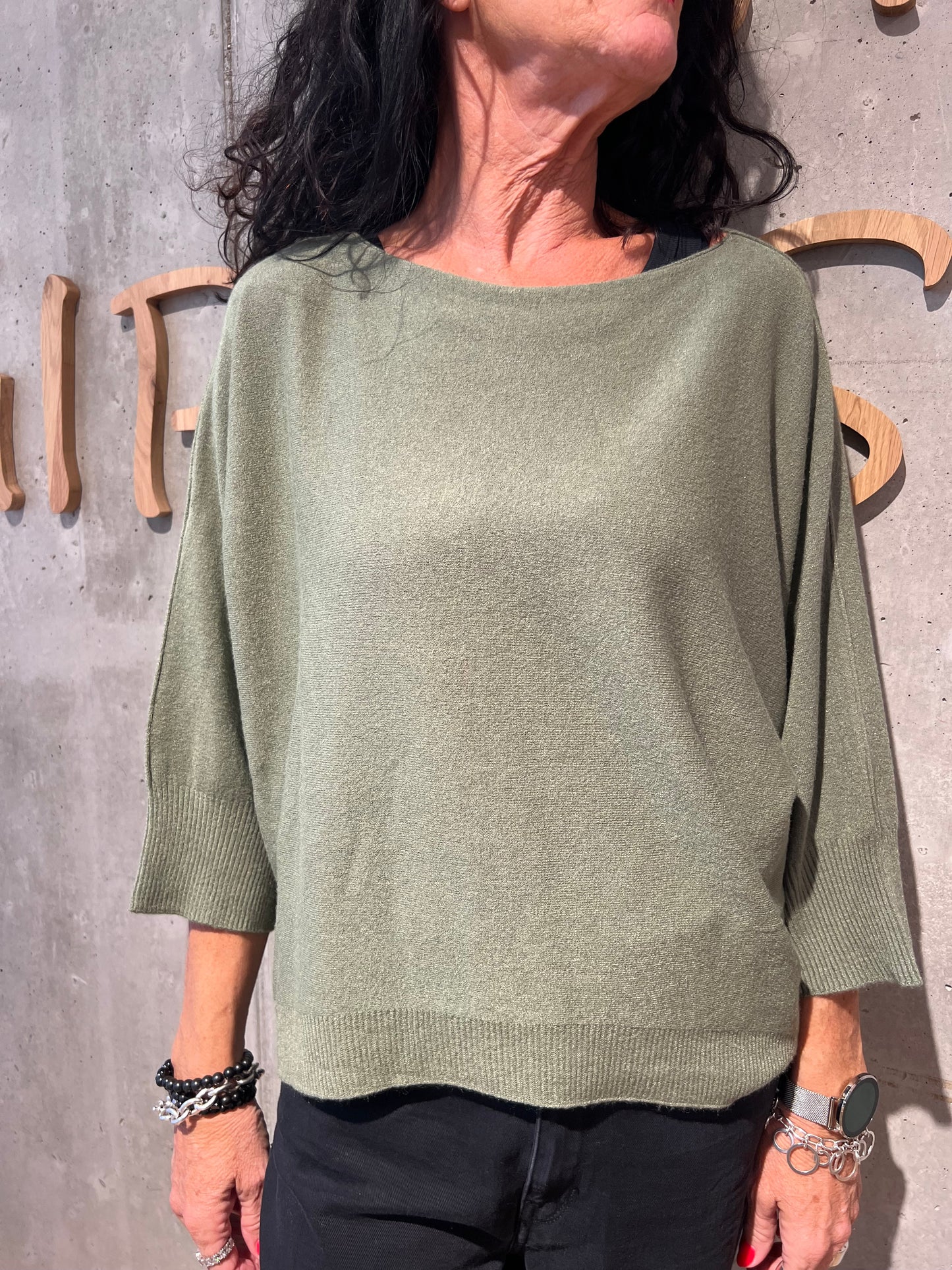 MG-Pulli "Madison 3/4arm weit" - Versch. Farben