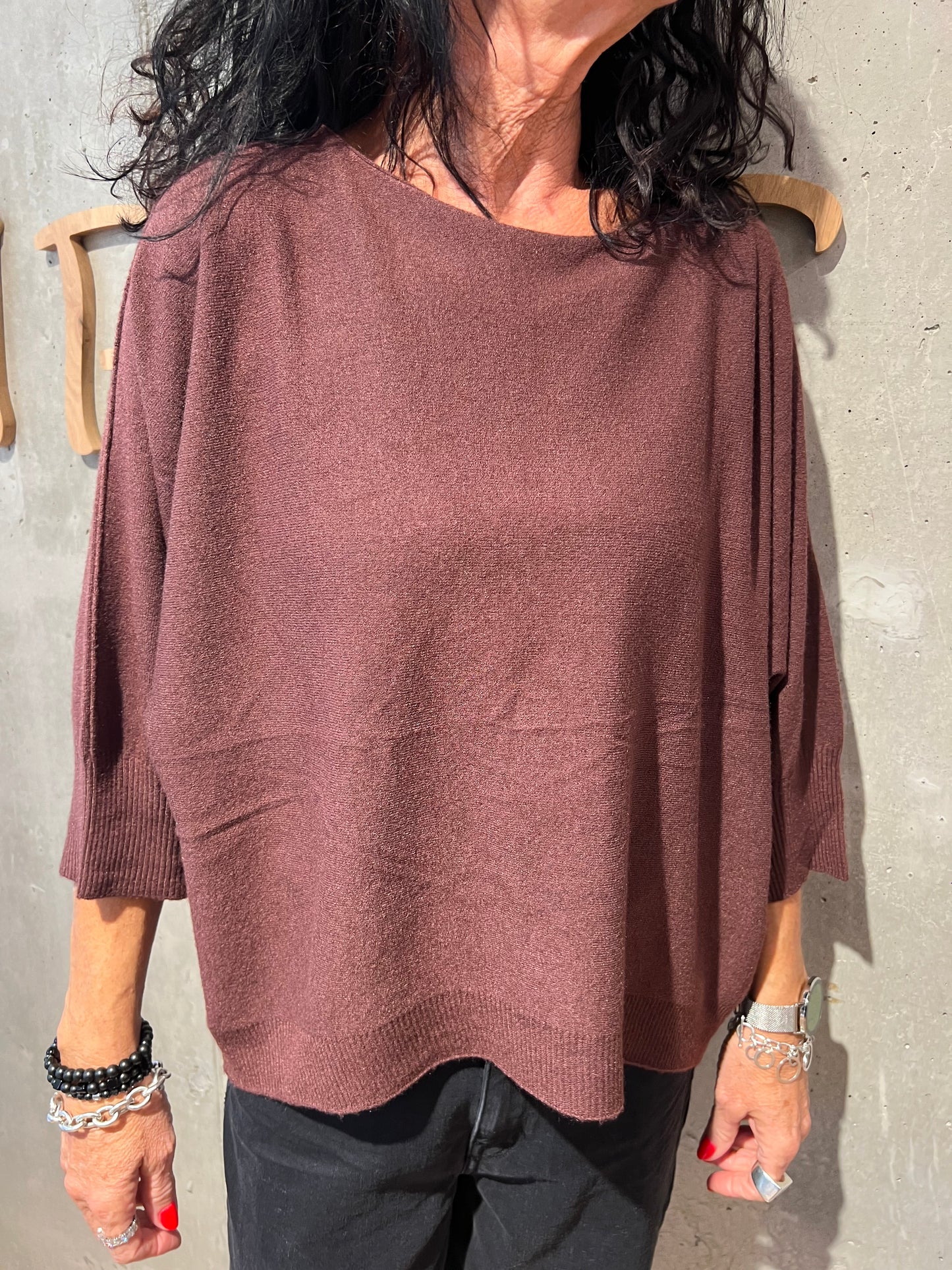 MG-Pulli "Madison 3/4arm weit" - Versch. Farben