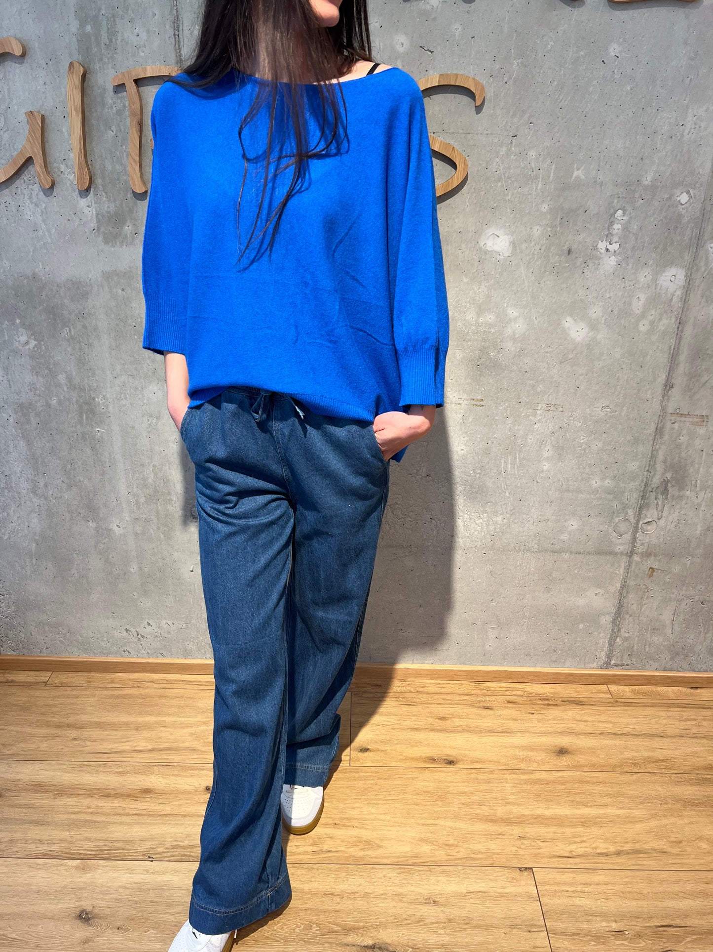 MG-Pulli "Madison 3/4arm weit" - Versch. Farben