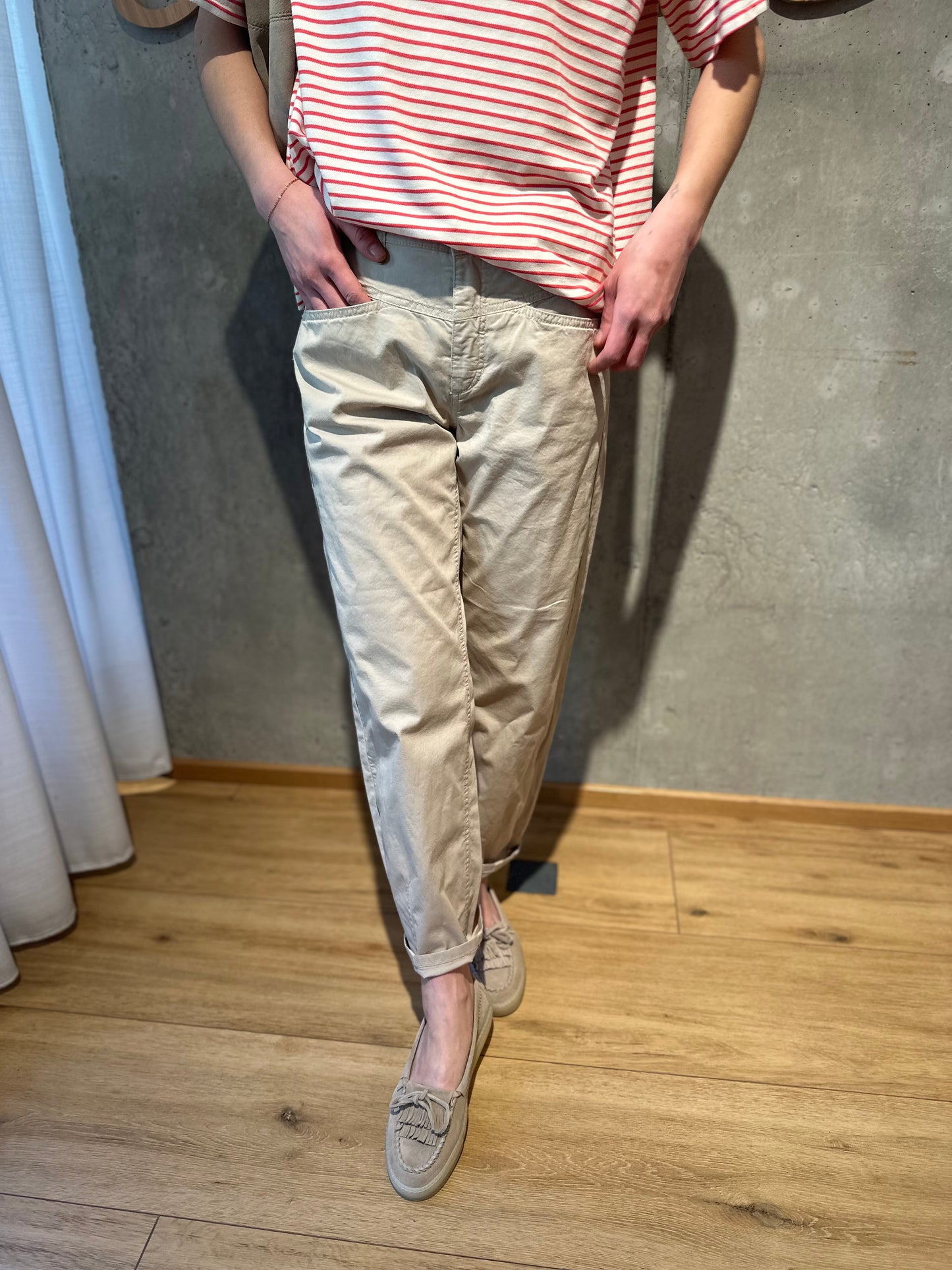 Cambio-Jeans "Elin" Peanut Cream