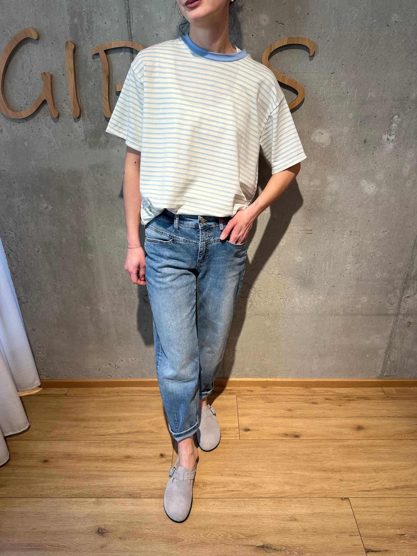 Cambio-Jeans "Elin Denim" Hellblau 5154