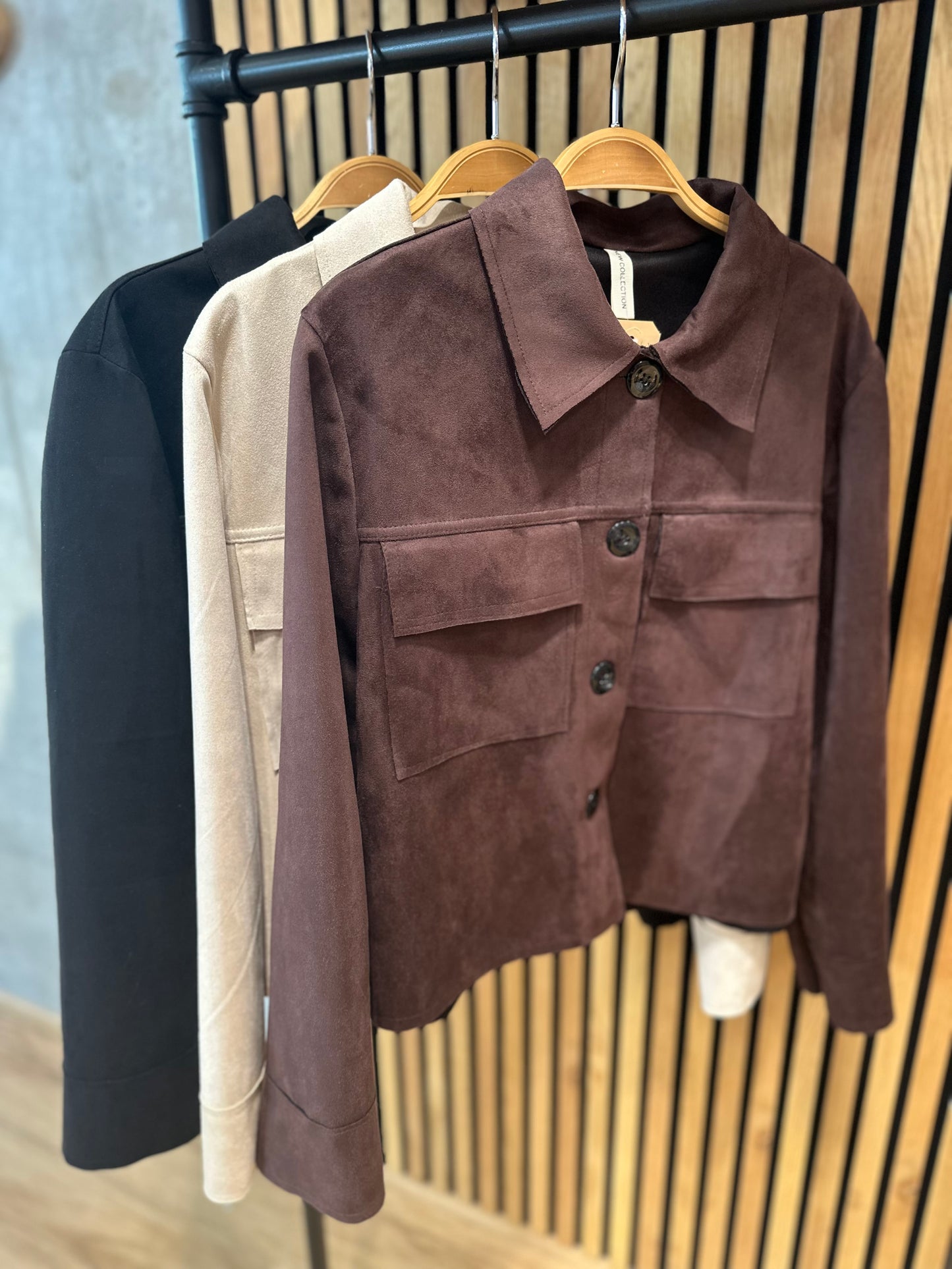 Jacke "Joy Lederimitat" - Versch. Farben