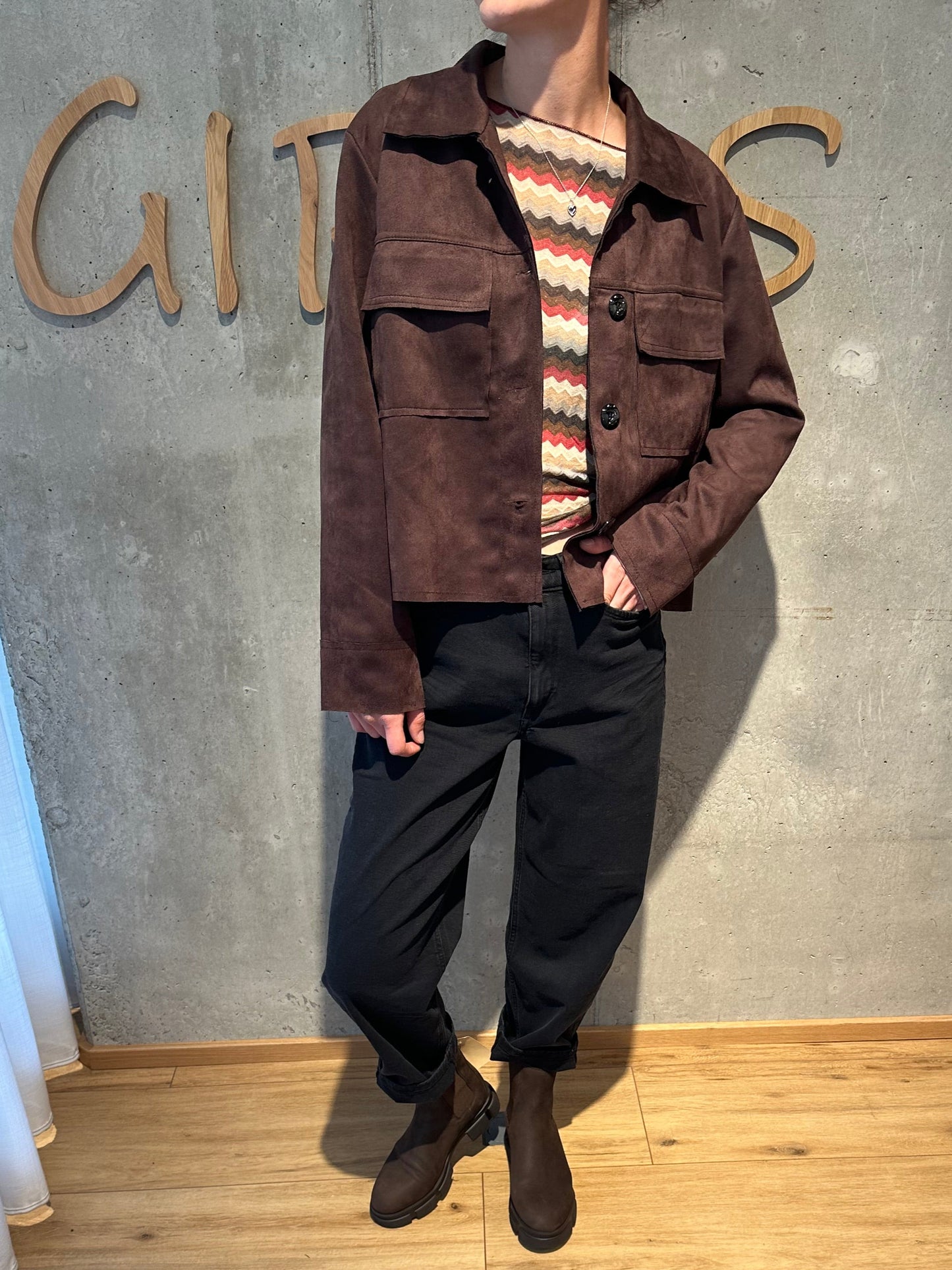 Jacke "Joy Lederimitat" - Versch. Farben