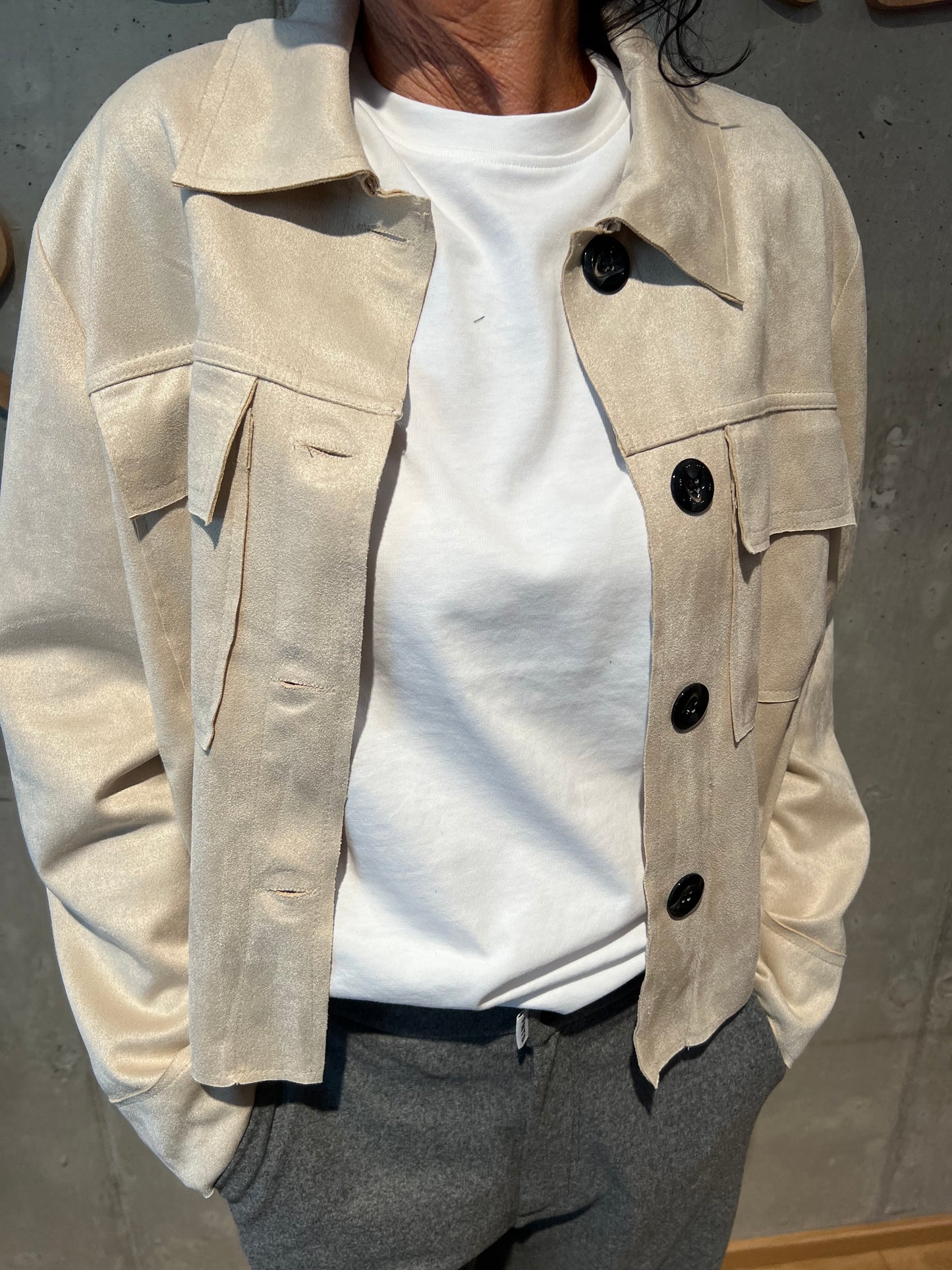 Jacke "Joy Lederimitat" - Versch. Farben