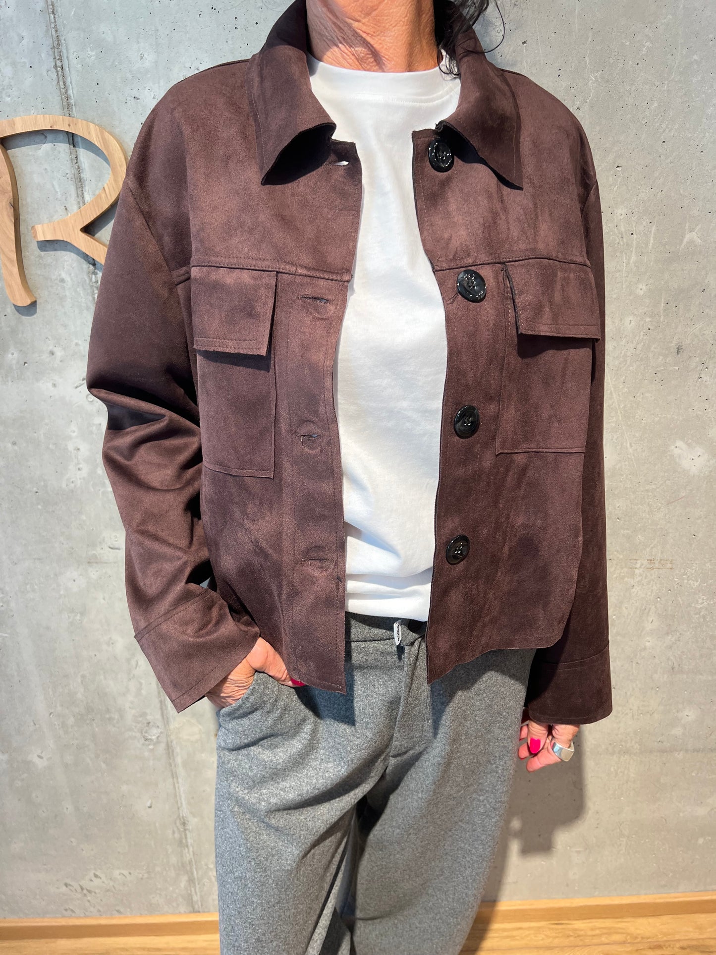 Jacke "Joy Lederimitat" - Versch. Farben