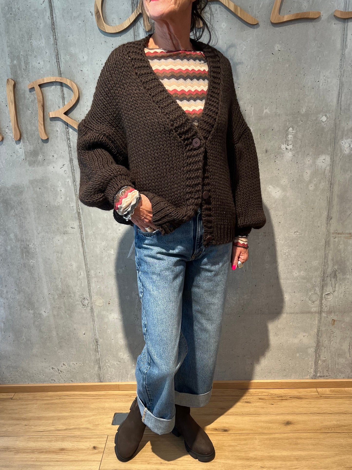 Strickjacke "Stella grob" - Versch. Farben