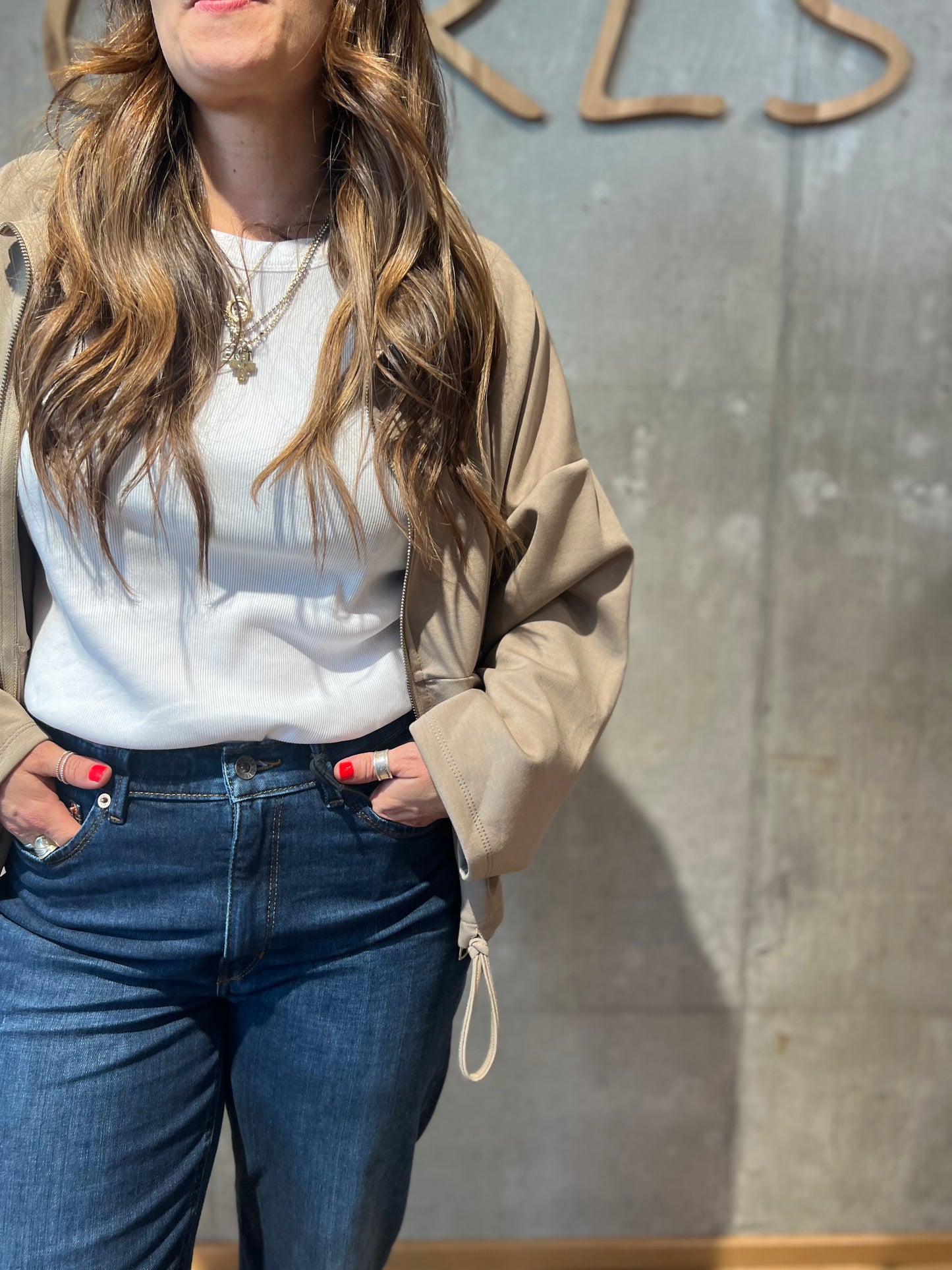 Zip-Jacke"Zendaya verkürzt" - Versch. Farben