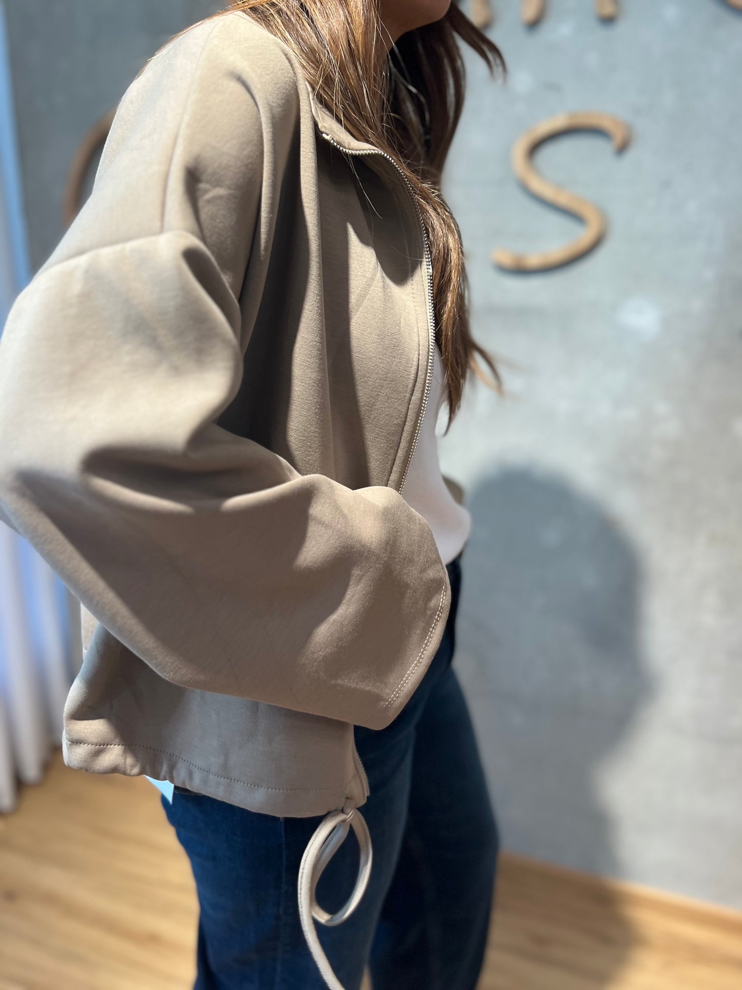 Zip-Jacke"Zendaya verkürzt" - Versch. Farben
