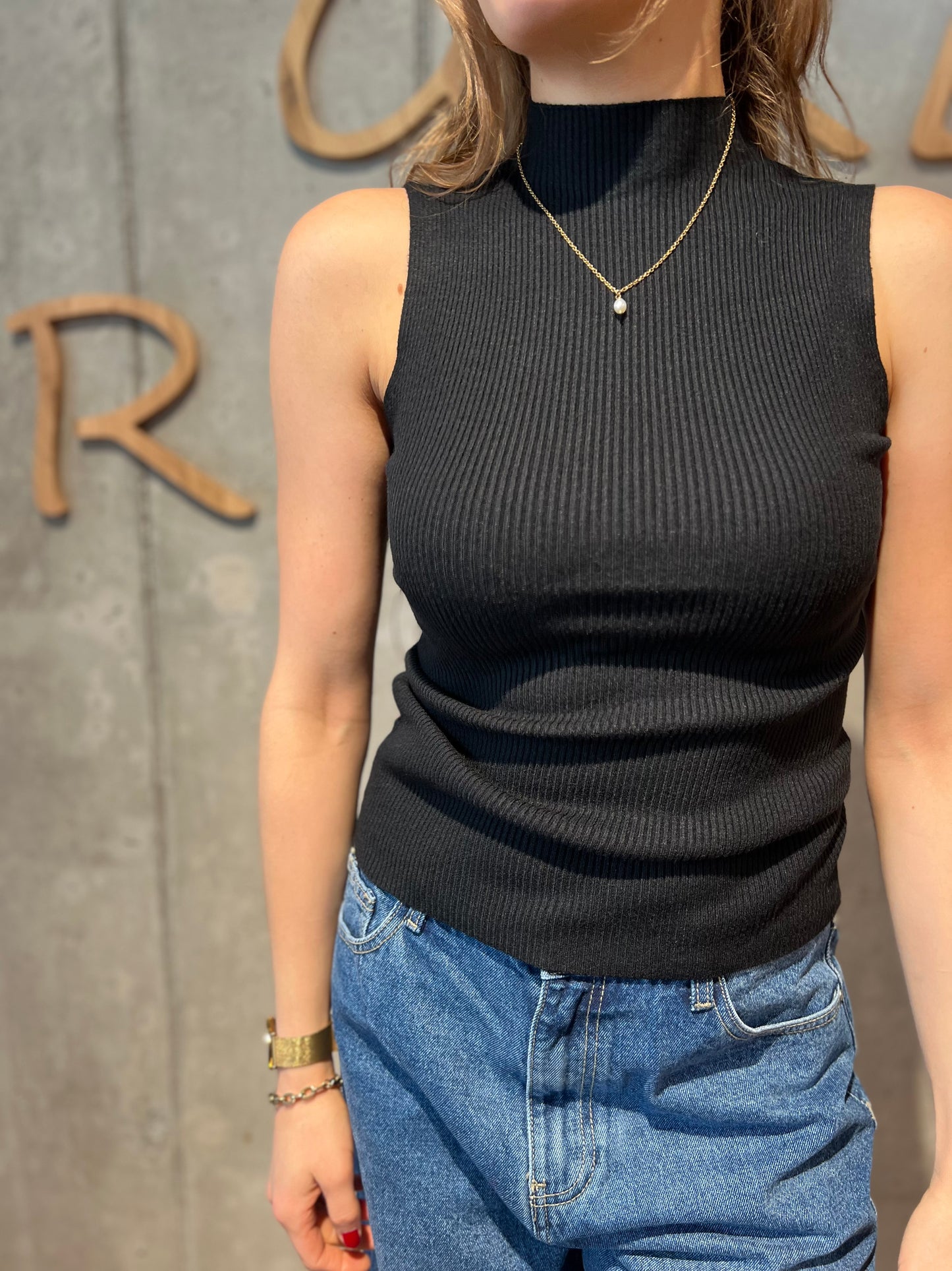 Top mit Rolli "Tia" - versch. Farben