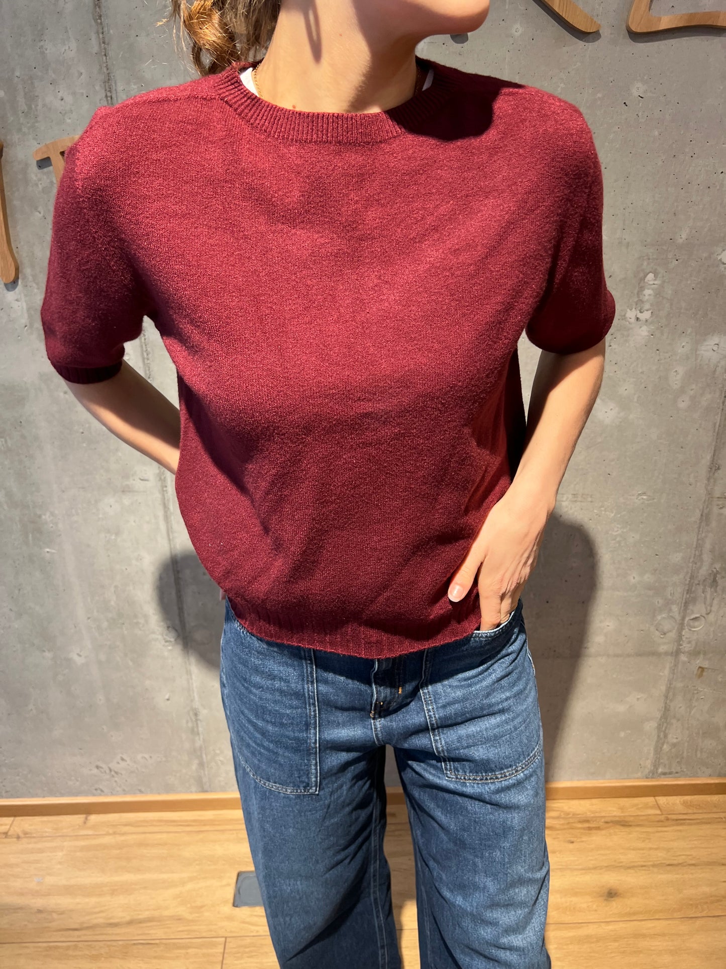 MG-Pulli "Phyllis 1/2 arm Rundhals" - Versch. Farben