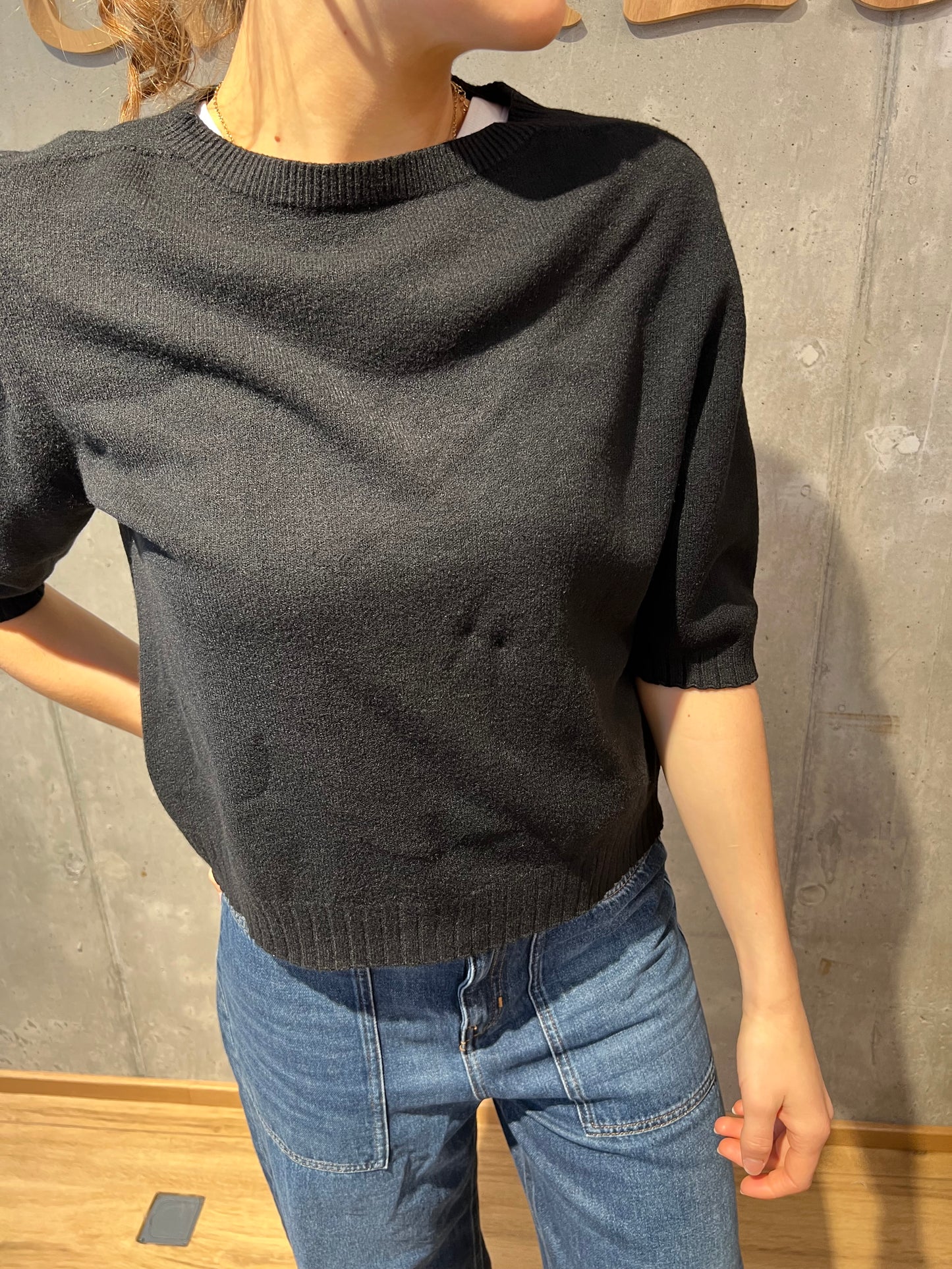 MG-Pulli "Phyllis 1/2 arm Rundhals" - Versch. Farben