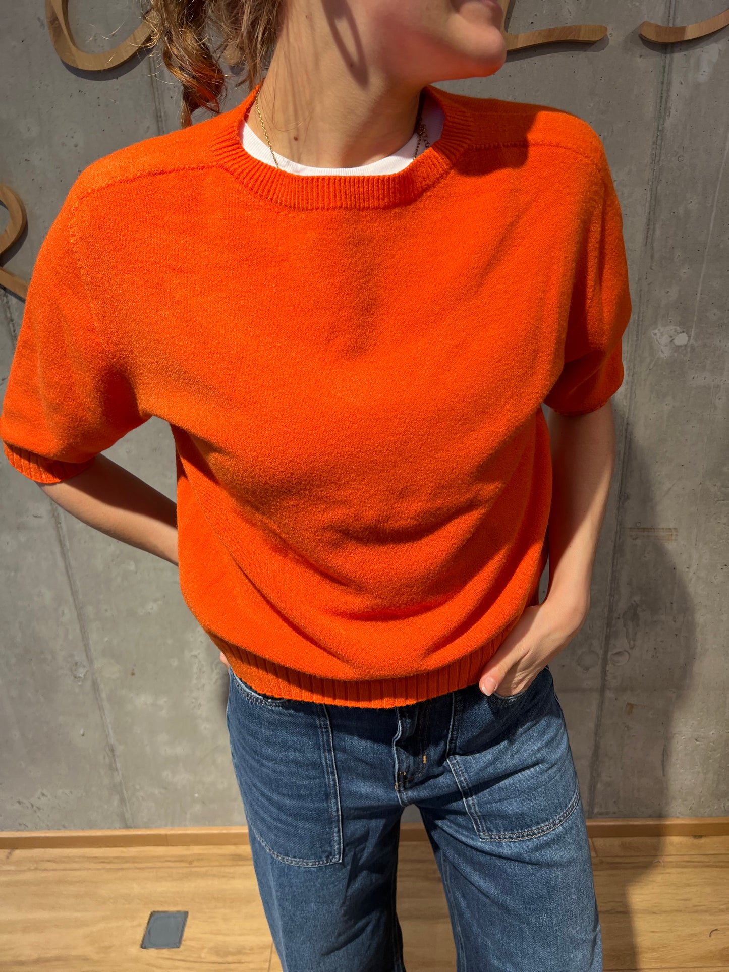 MG-Pulli "Phyllis 1/2 arm Rundhals" - Versch. Farben
