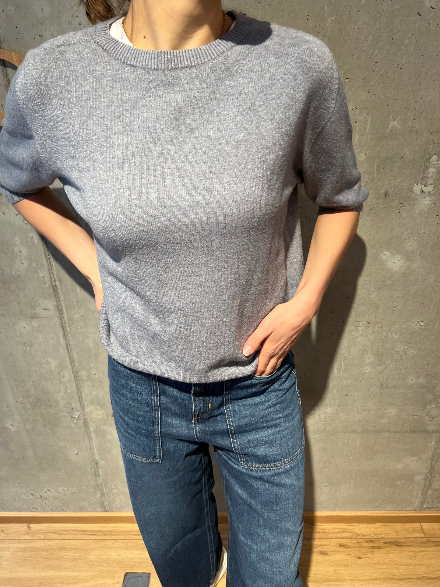 MG-Pulli "Phyllis 1/2 arm Rundhals" - Versch. Farben