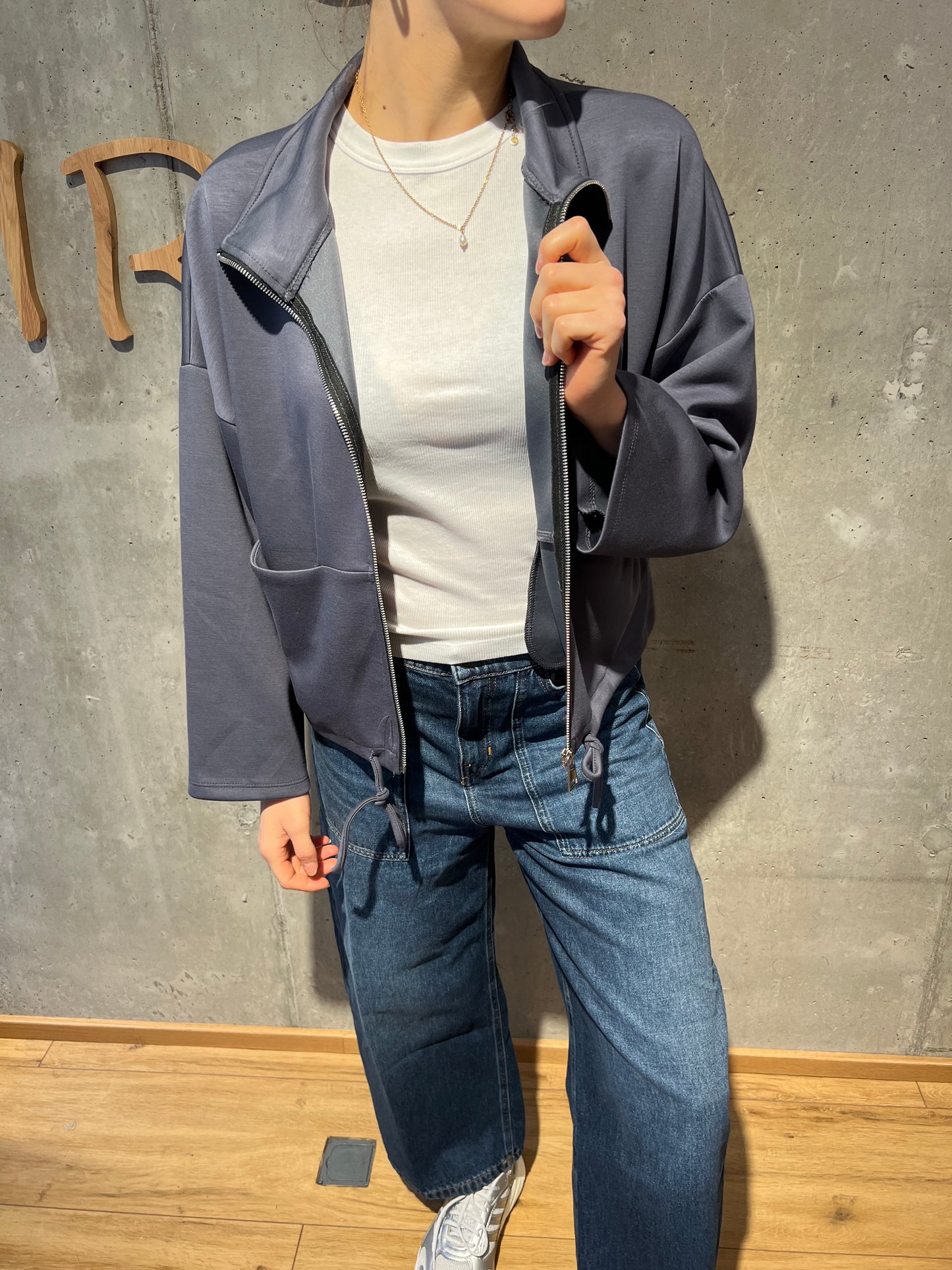 Zip-Jacke"Zendaya verkürzt" - Versch. Farben