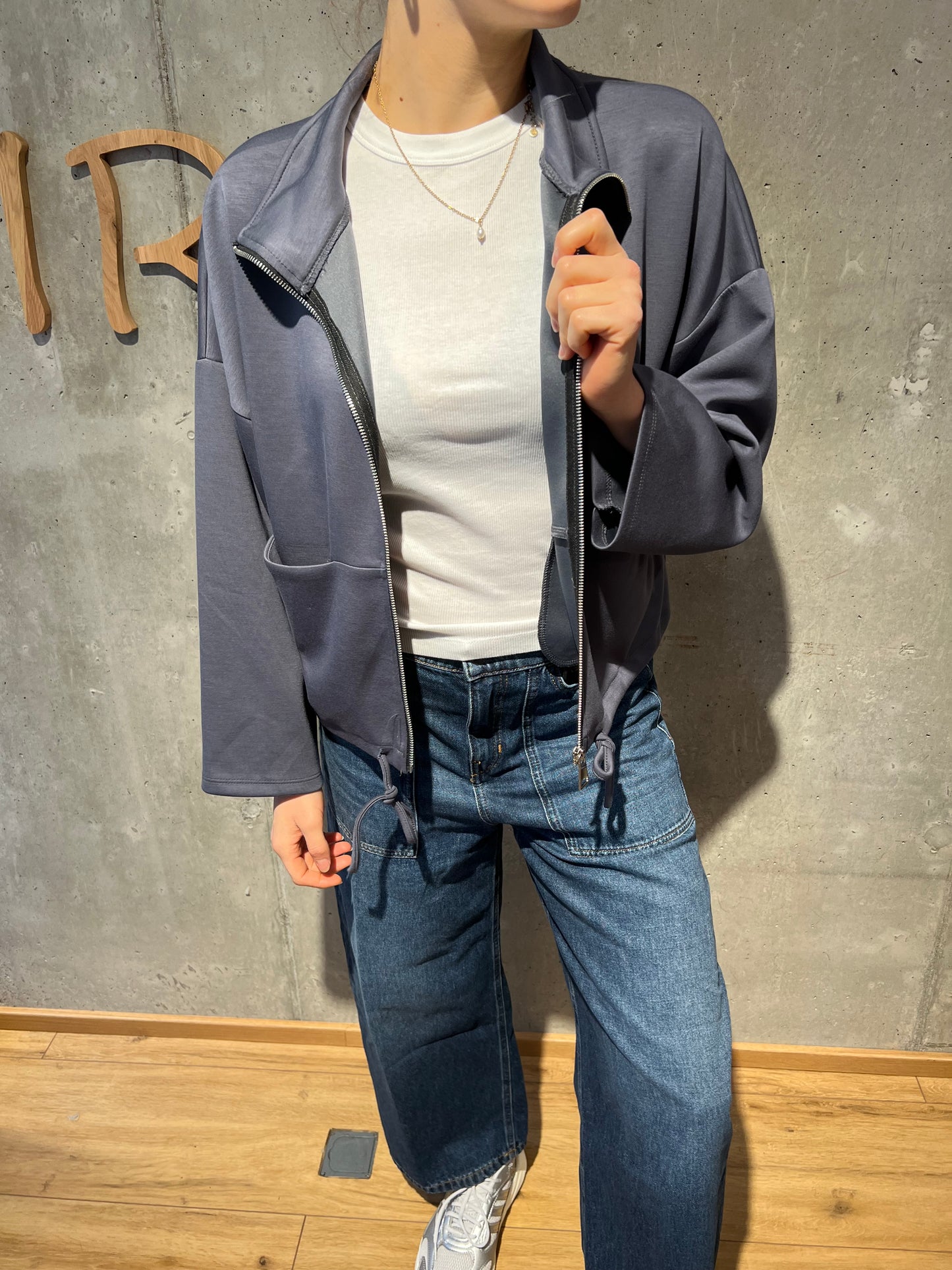 Zip-Jacke"Zendaya verkürzt" - Versch. Farben