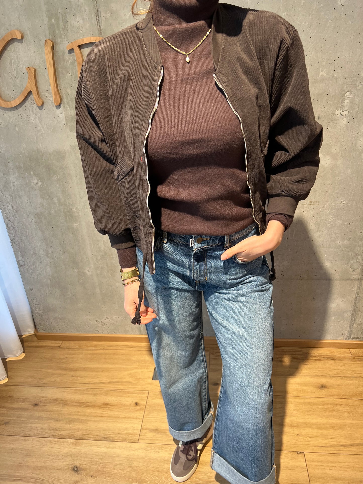 Cordjacke "Cori" Schokobraun