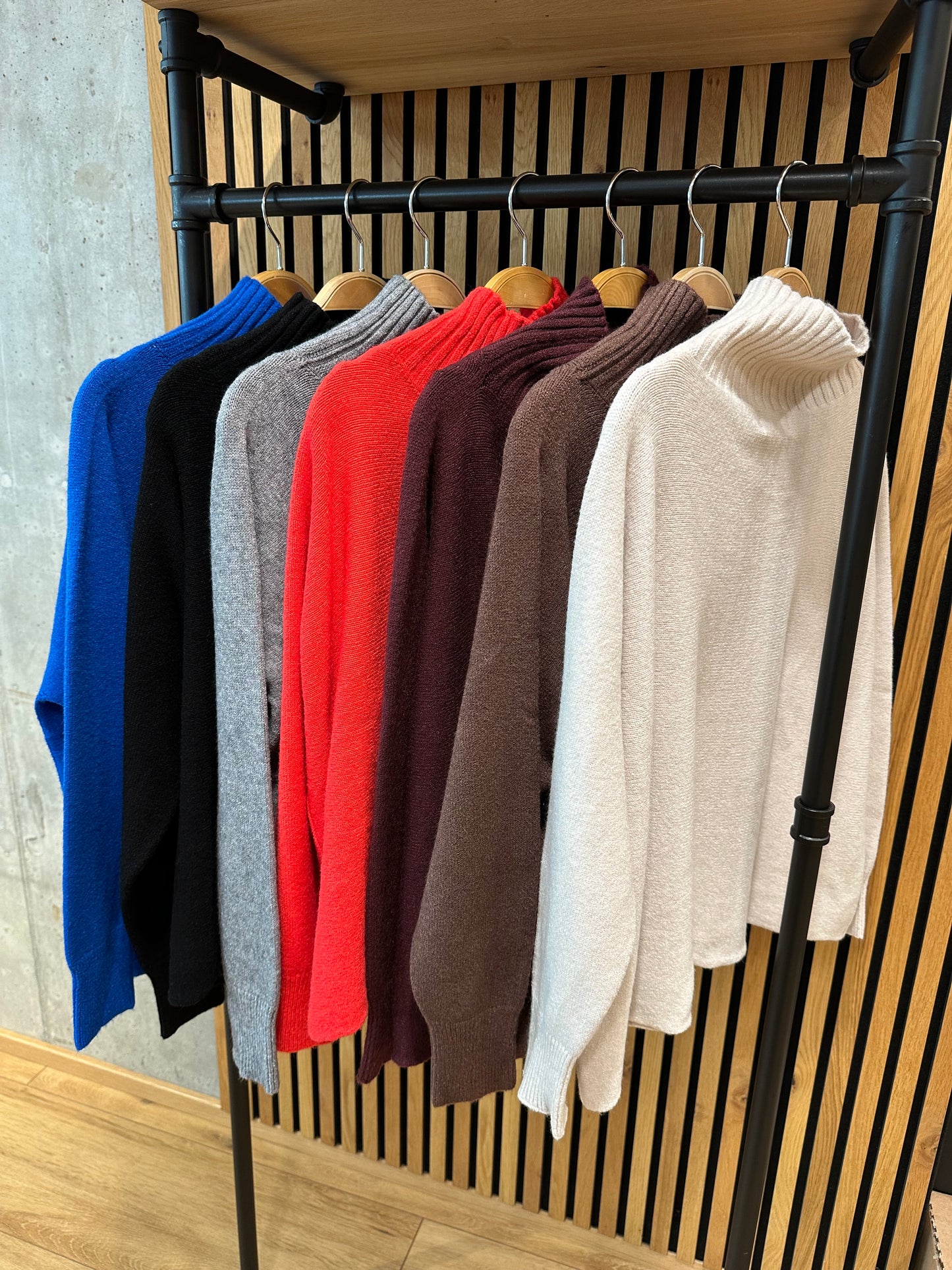 MG Pulli "Mabel Stehkragen" versch. Farben