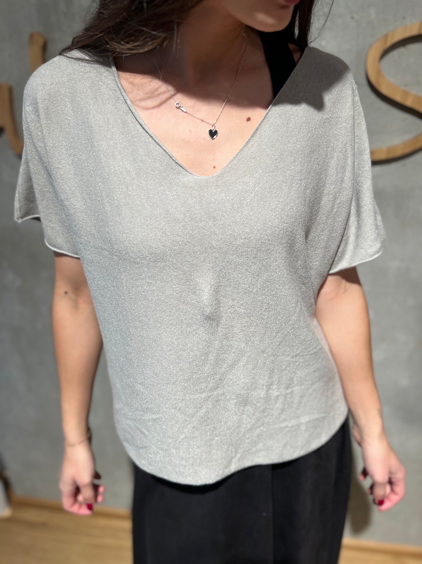 Pulli "Prudence 1/2arm V-Neck" - Versch. Farben