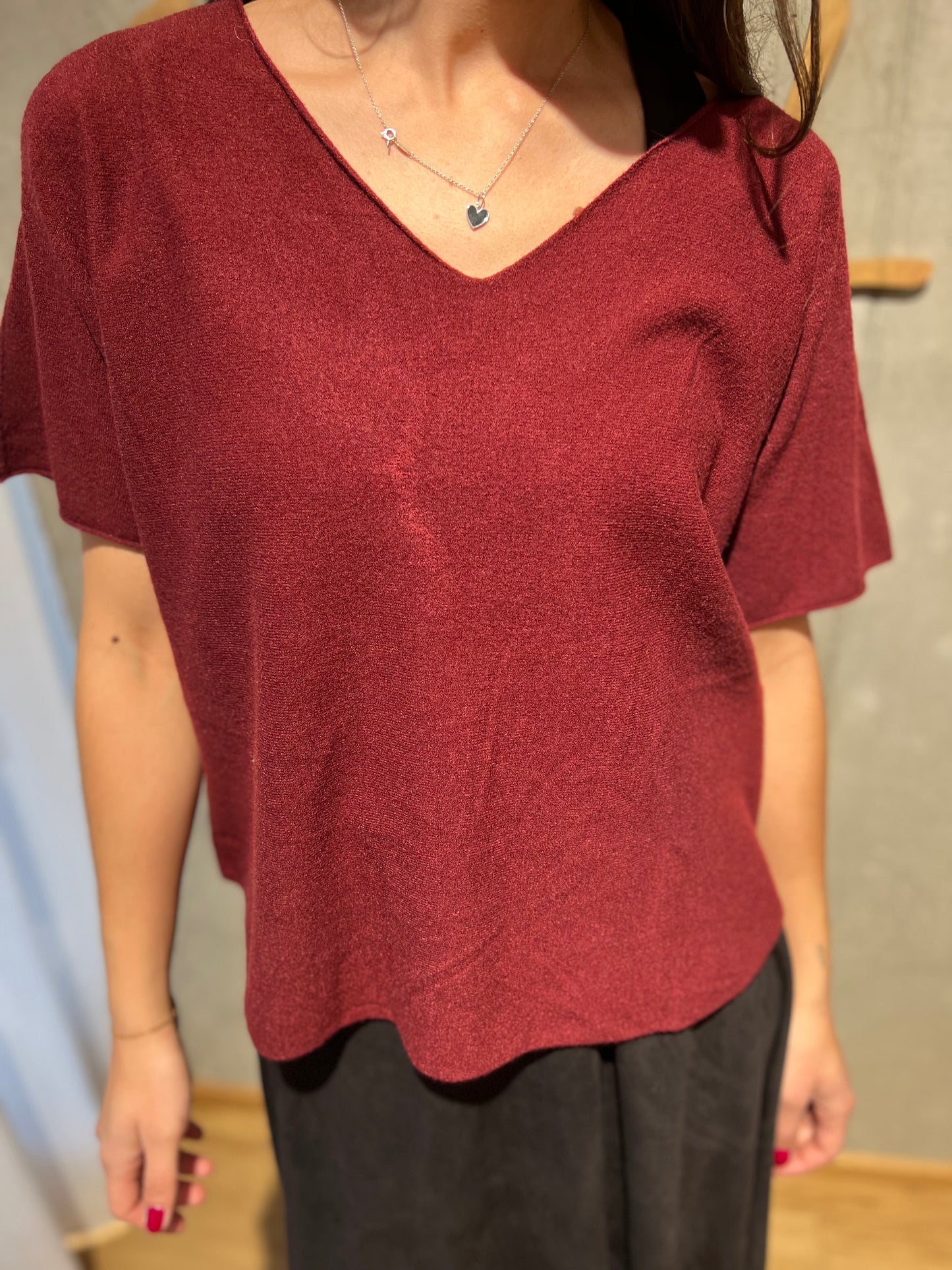 Pulli "Prudence 1/2arm V-Neck" - Versch. Farben
