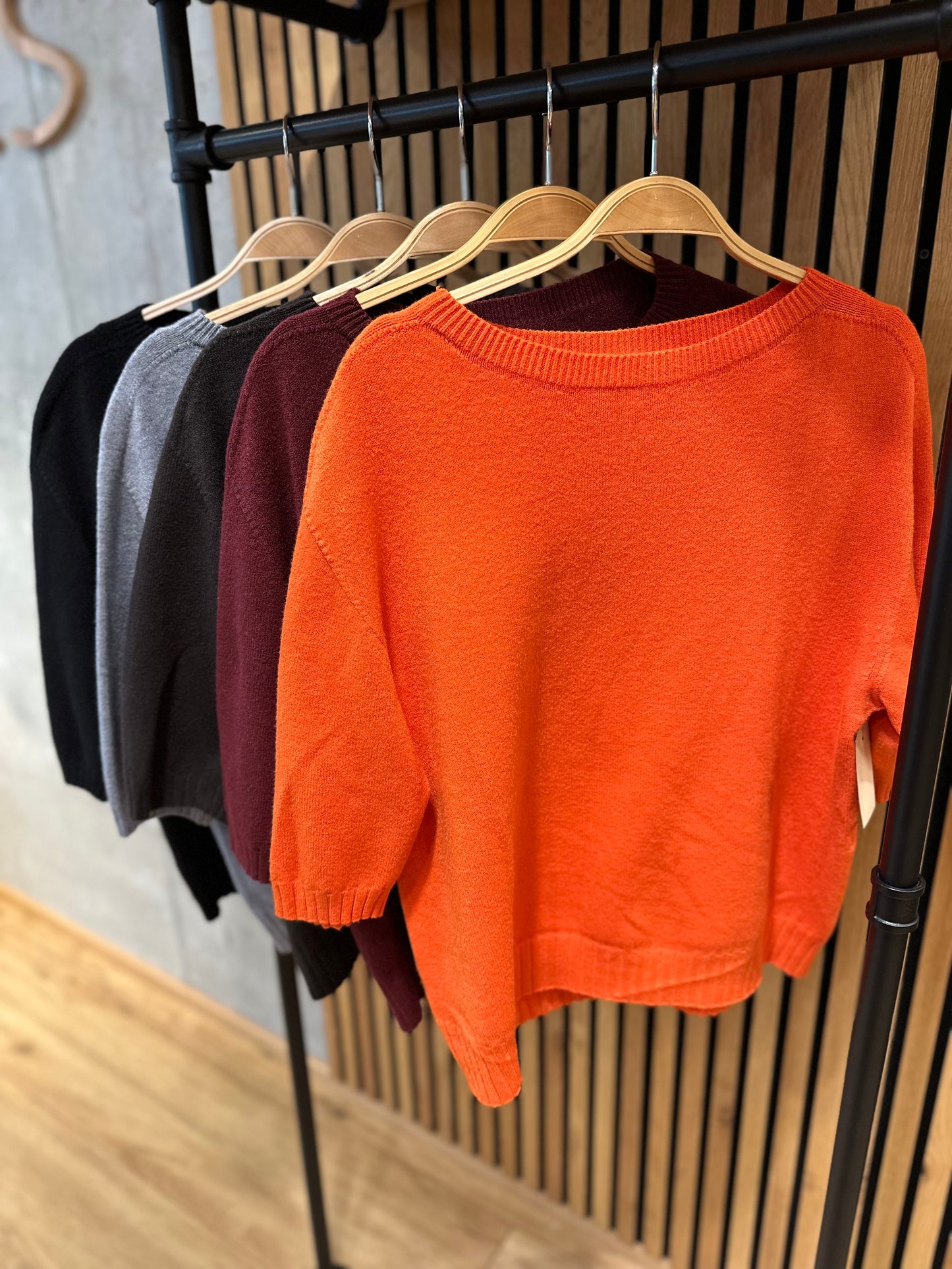 MG-Pulli "Phyllis 1/2 arm Rundhals" - Versch. Farben