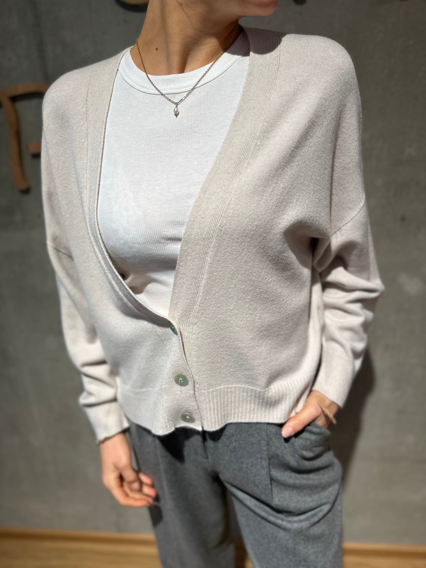 MG-Strickjacke "Melina mit Knöpfen" - Versch. Farben