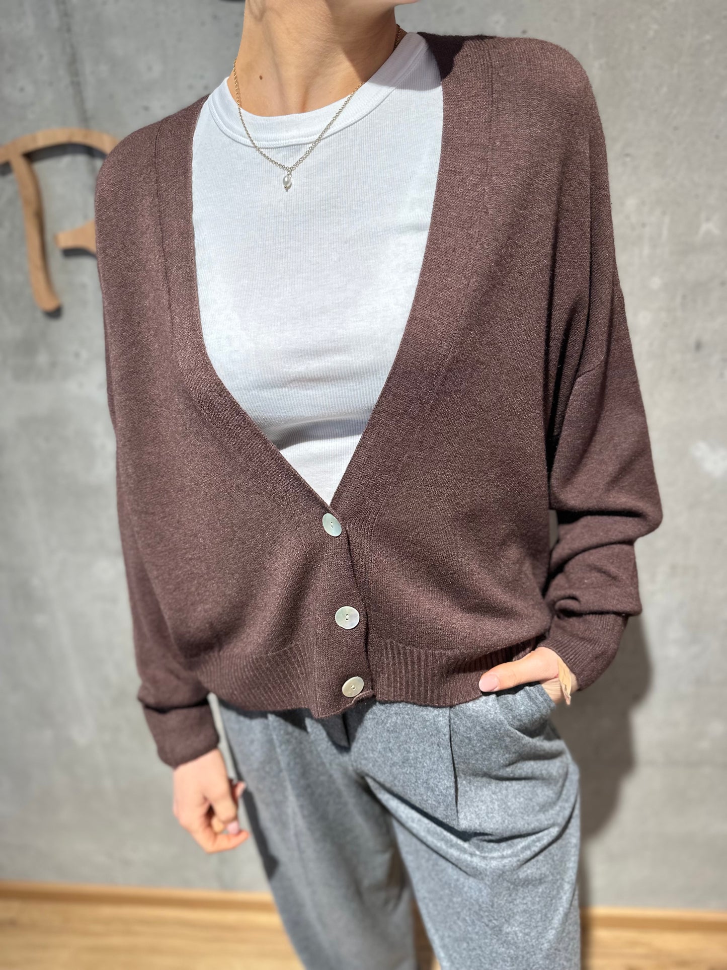 MG-Strickjacke "Melina mit Knöpfen" - Versch. Farben