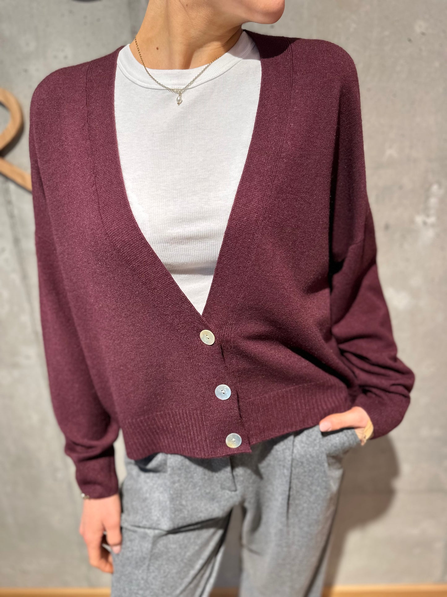 MG-Strickjacke "Melina mit Knöpfen" - Versch. Farben