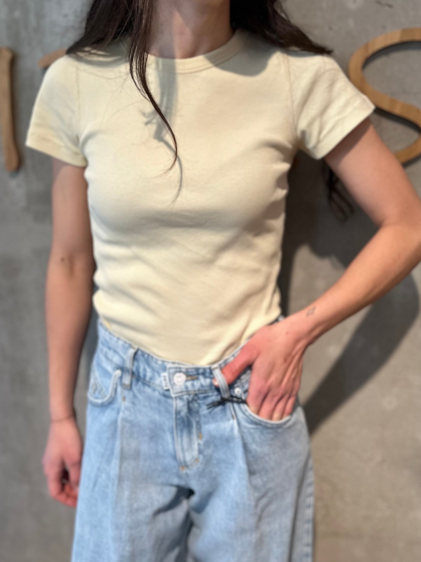 Drykorn-Shirt "KOALE" Gelb