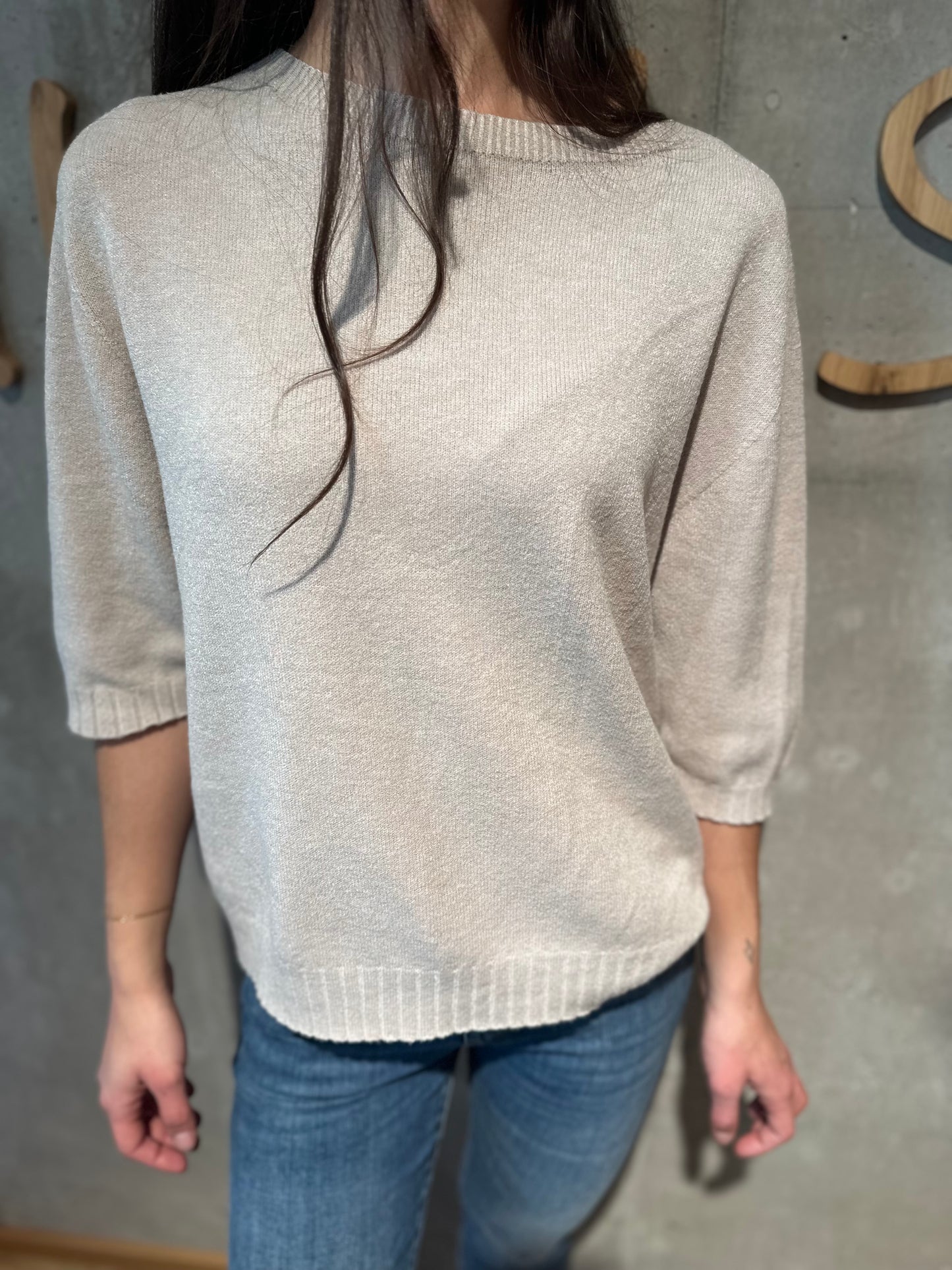 MG-Pulli "Phyllis 1/2 arm Rundhals" - Versch. Farben