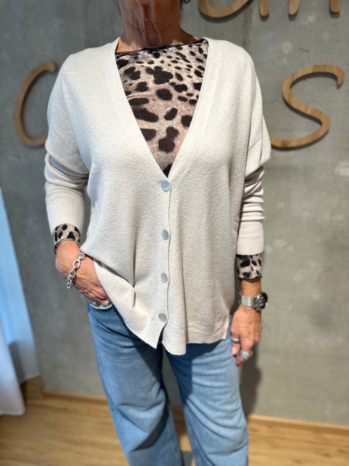 MG-Strickjacke "Madeleine weit" - Versch. Farben